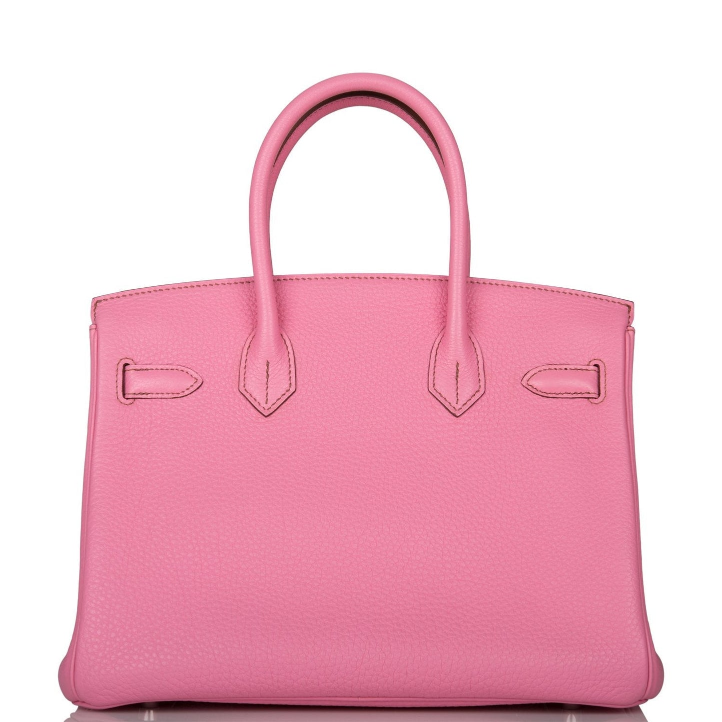 Pre-owned Hermes Birkin 30 Bubblegum Togo Palladium Hardware