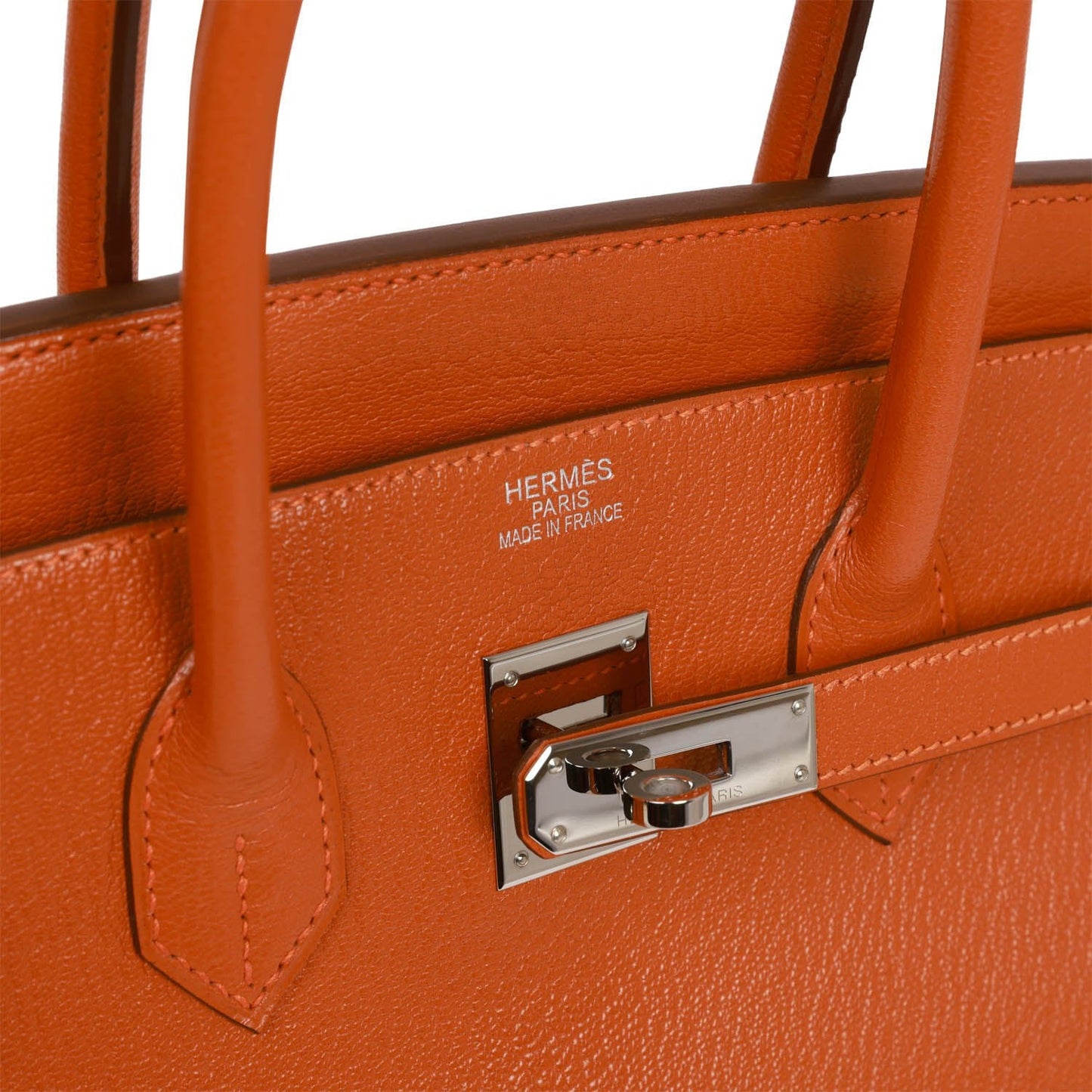 Hermes Birkin 35 Potiron Chevre Palladium Hardware