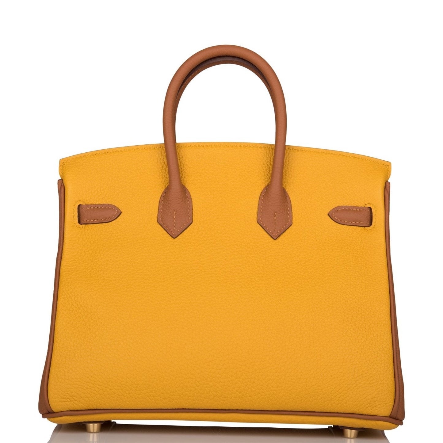 Hermes Special Order (HSS) Birkin 25 Jaune Ambre and Gold Togo Permabrass Hardware