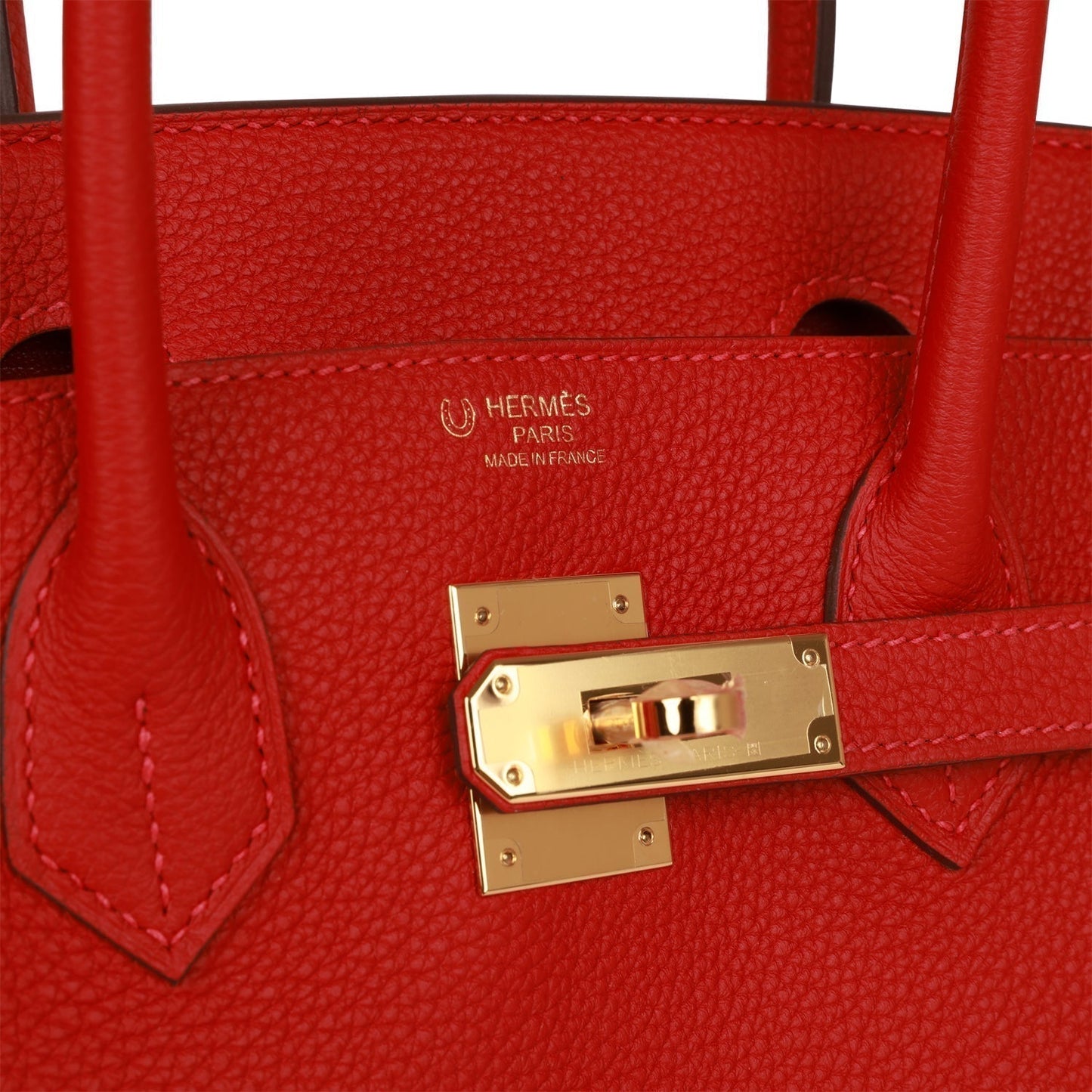 Hermes Special Order (HSS) Birkin 30 Rouge Casaque Togo Gold Hardware