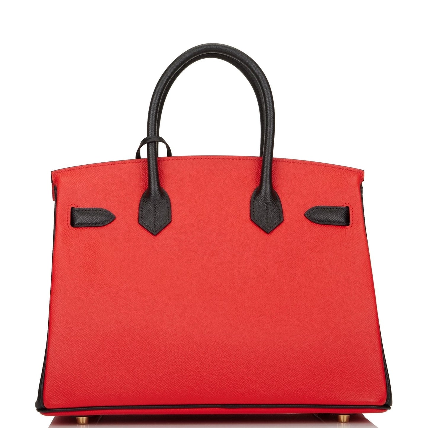 Hermes Special Order (HSS) Birkin 30 Rouge Casaque and Black Epsom Gold Hardware