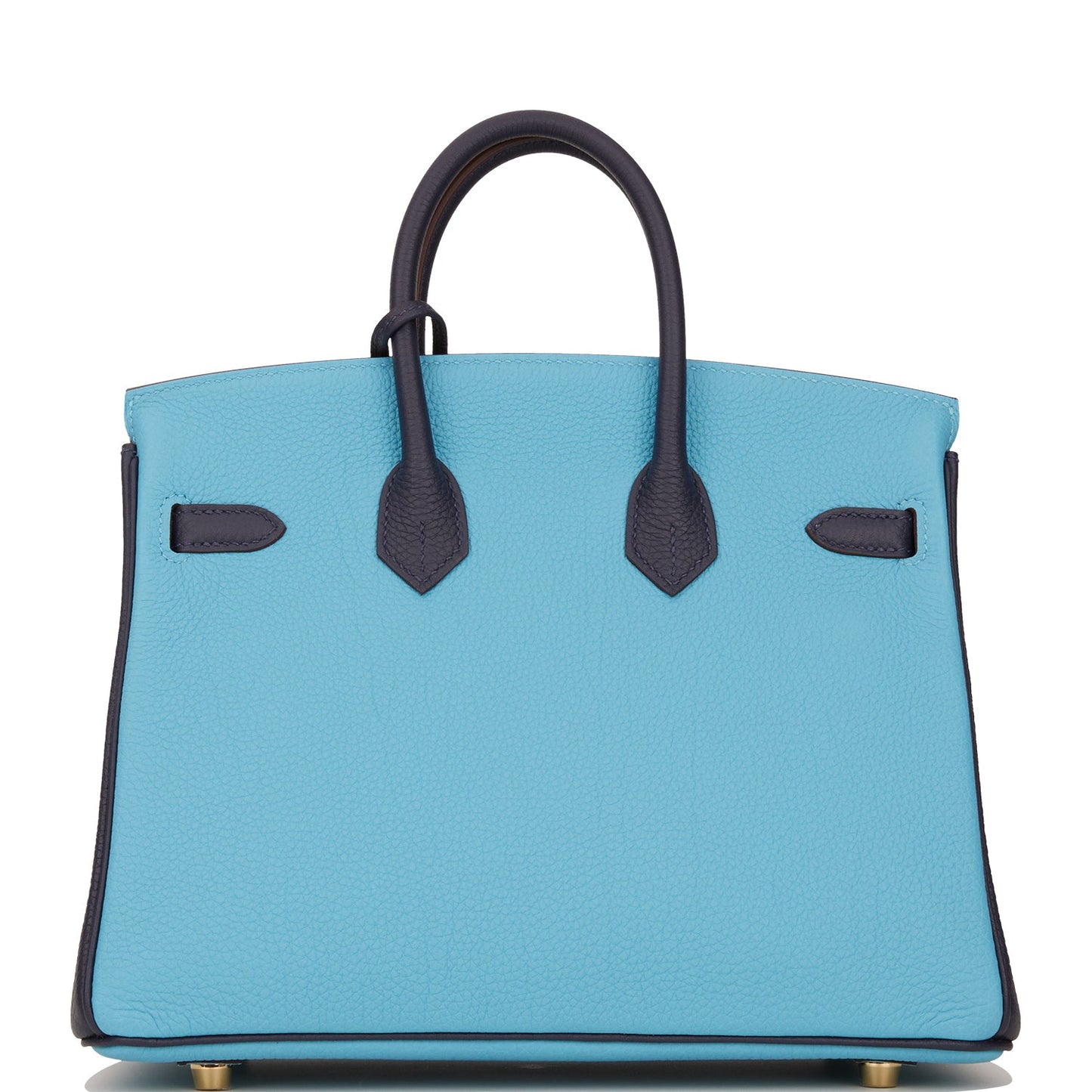 Hermes Special Order (HSS) Birkin 25 Bleu du Nord and Bleu Nuit Togo Permabrass Hardware