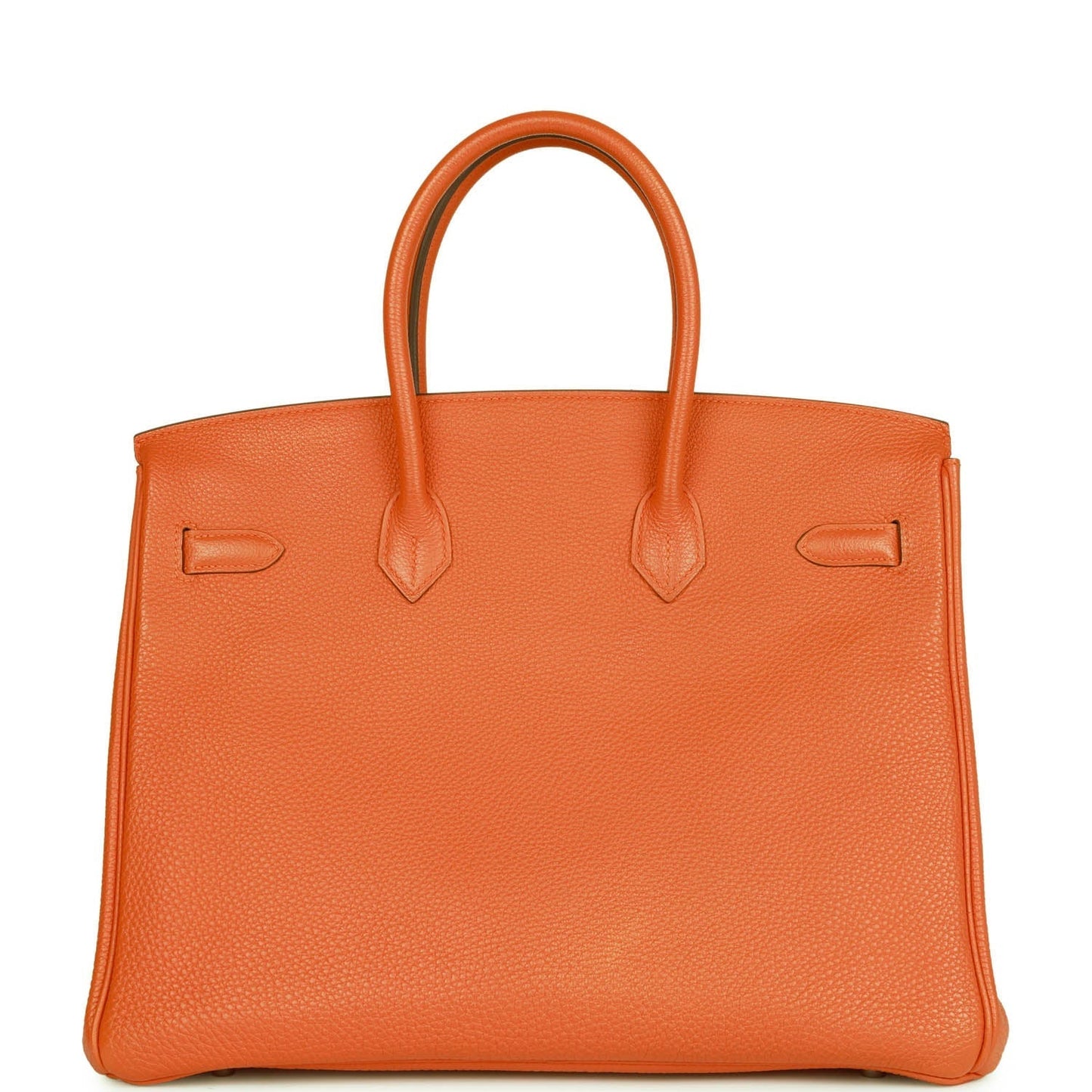 Hermes Birkin 35 Orange H Clemence Palladium Hardware