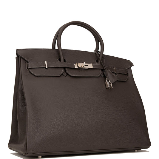 Hermes Birkin 40 Graphite Togo Palladium Hardware