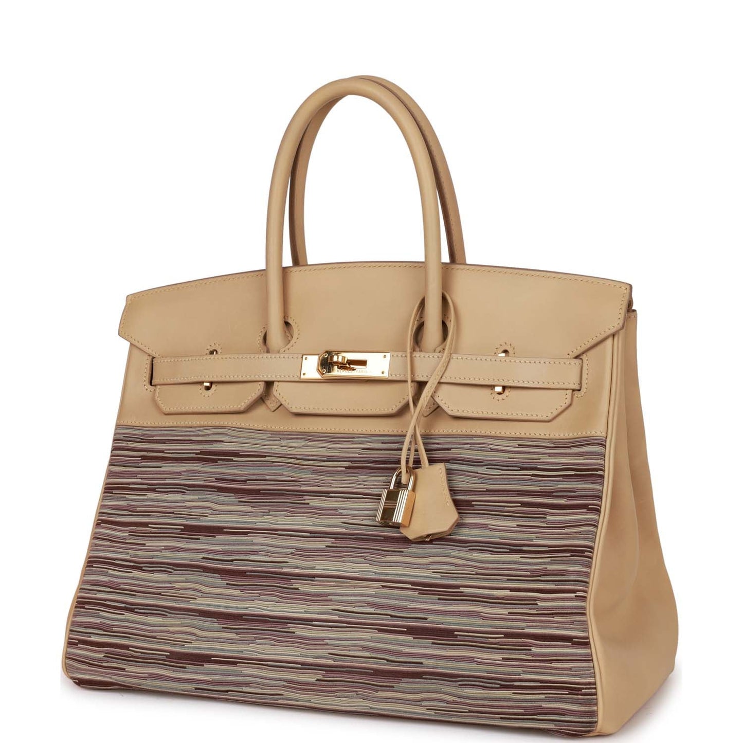 Hermes Birkin 35 Vibrato Parchemin Box Gold Hardware