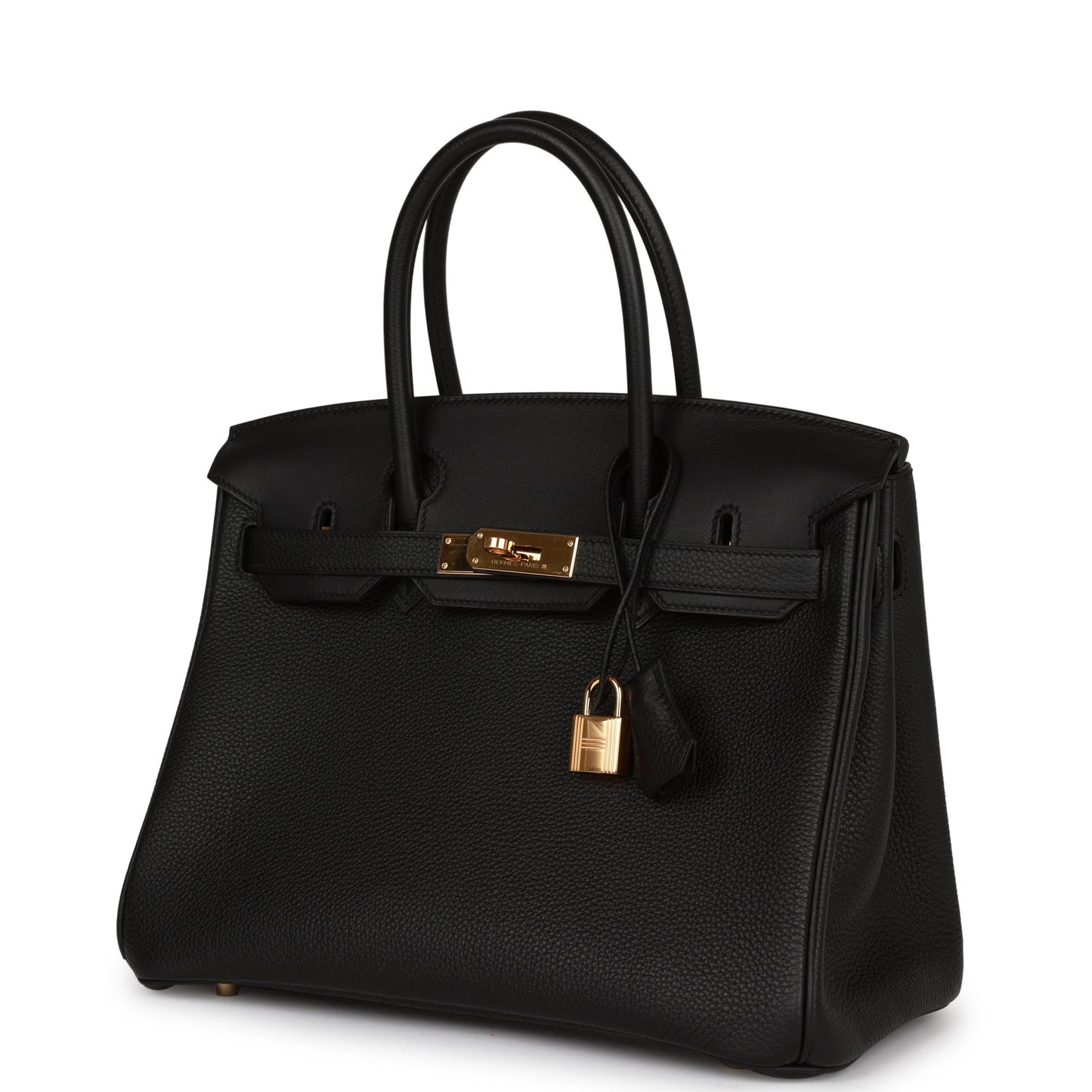 Pre-owned Hermes 3 En 1 Birkin 30 Black Togo Gold Hardware