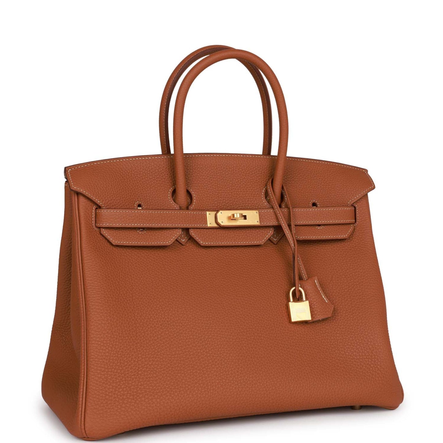 Hermes Special Order (HSS) Birkin 35 Gold Togo Verso Brushed Gold Hardware