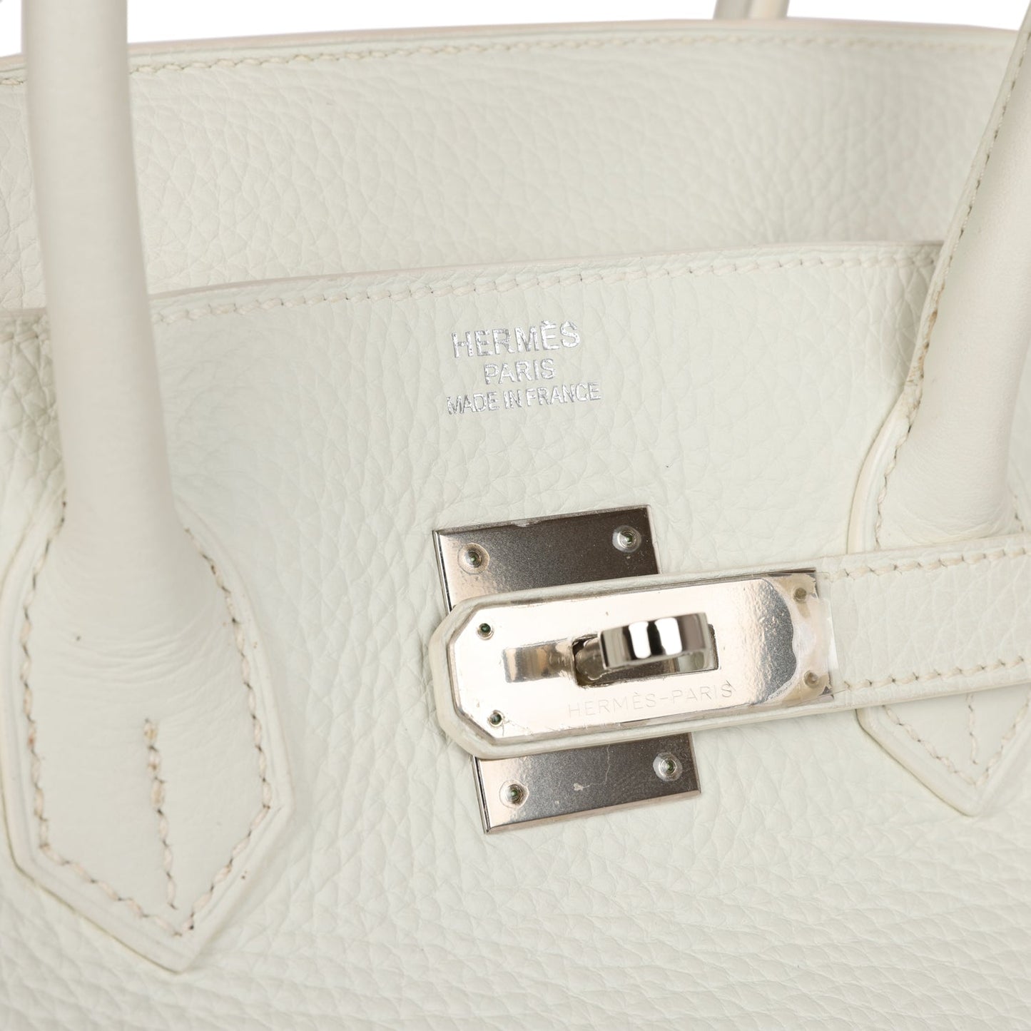 Hermes Birkin 35 White Togo Palladium Hardware