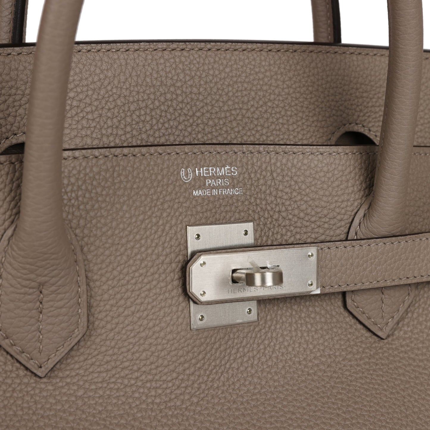 Hermes Special Order (HSS) Birkin 40 Gris Tourterelle Togo Brushed Palladium Hardware