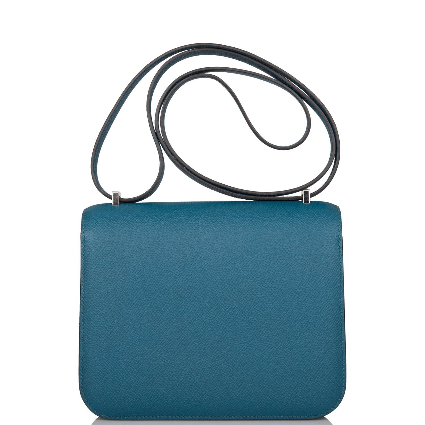 Hermes Vert Bosphore Epsom Mini Constance 18cm Lacquer Hardware