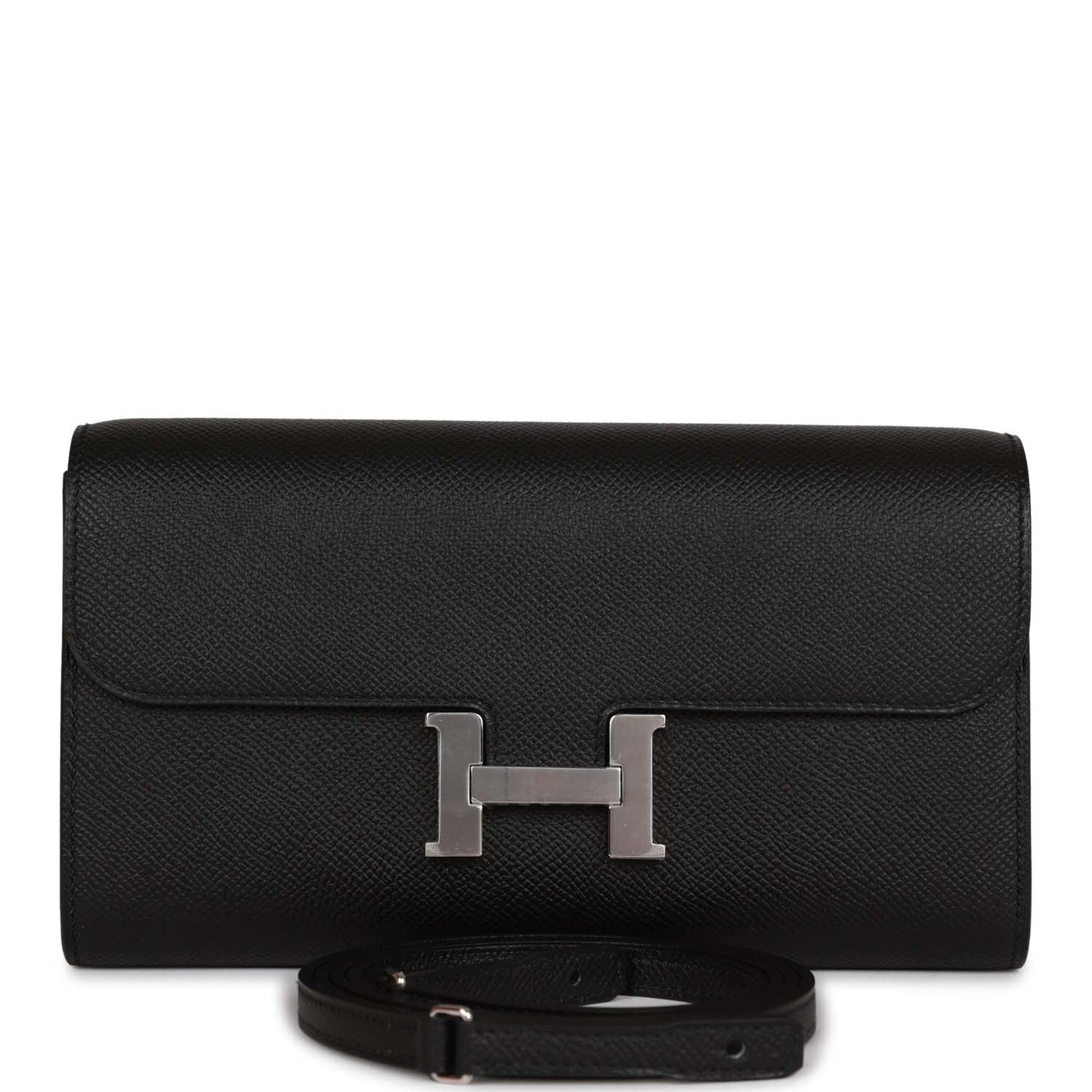 Hermes Constance Wallet To Go Black Epsom Palladium Hardware