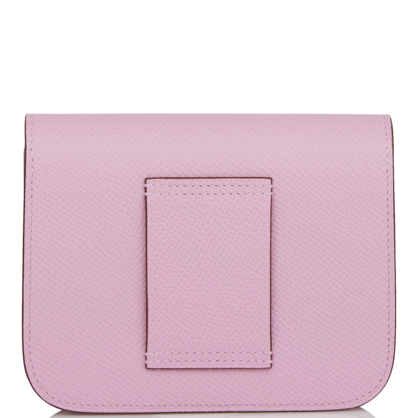 Hermes Constance Slim Wallet Mauve Sylvestre Epsom Palladium Hardware