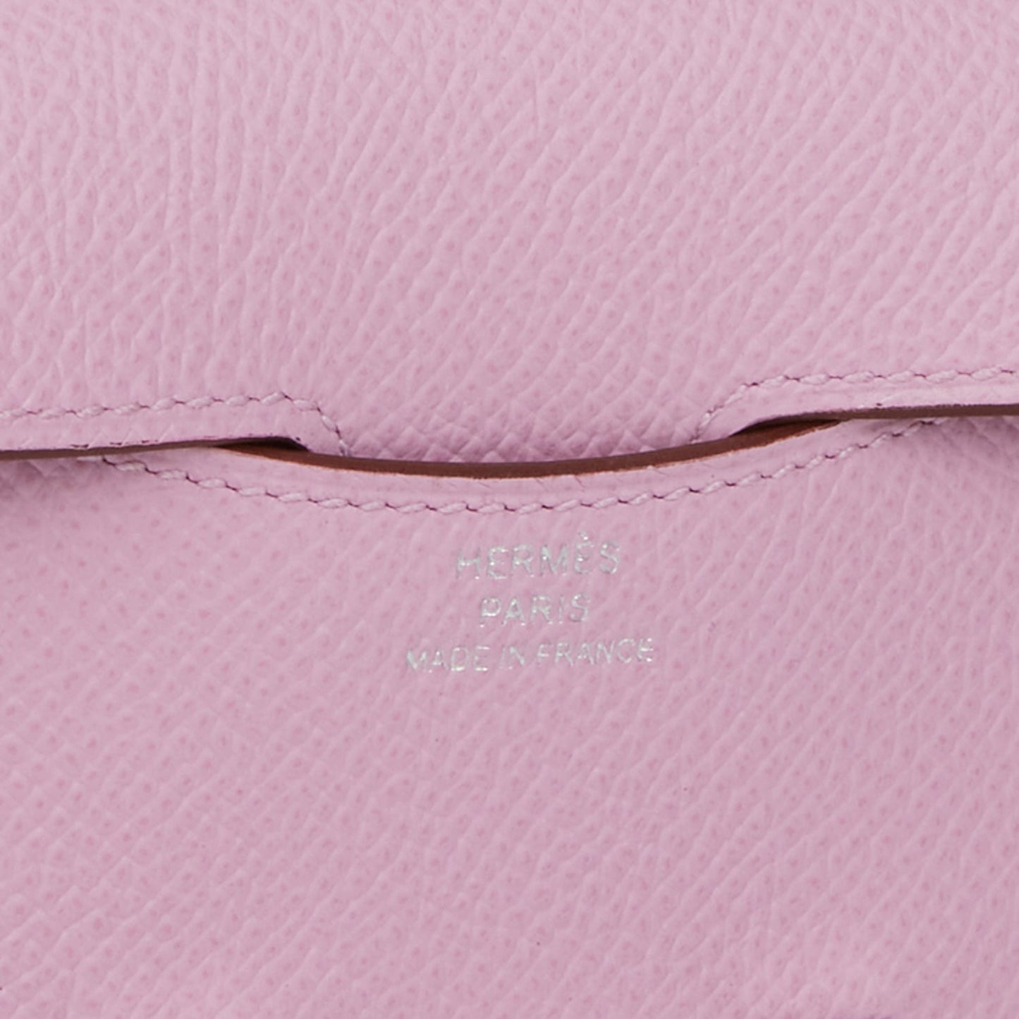 Hermes Constance Slim Wallet Mauve Sylvestre Epsom Palladium Hardware