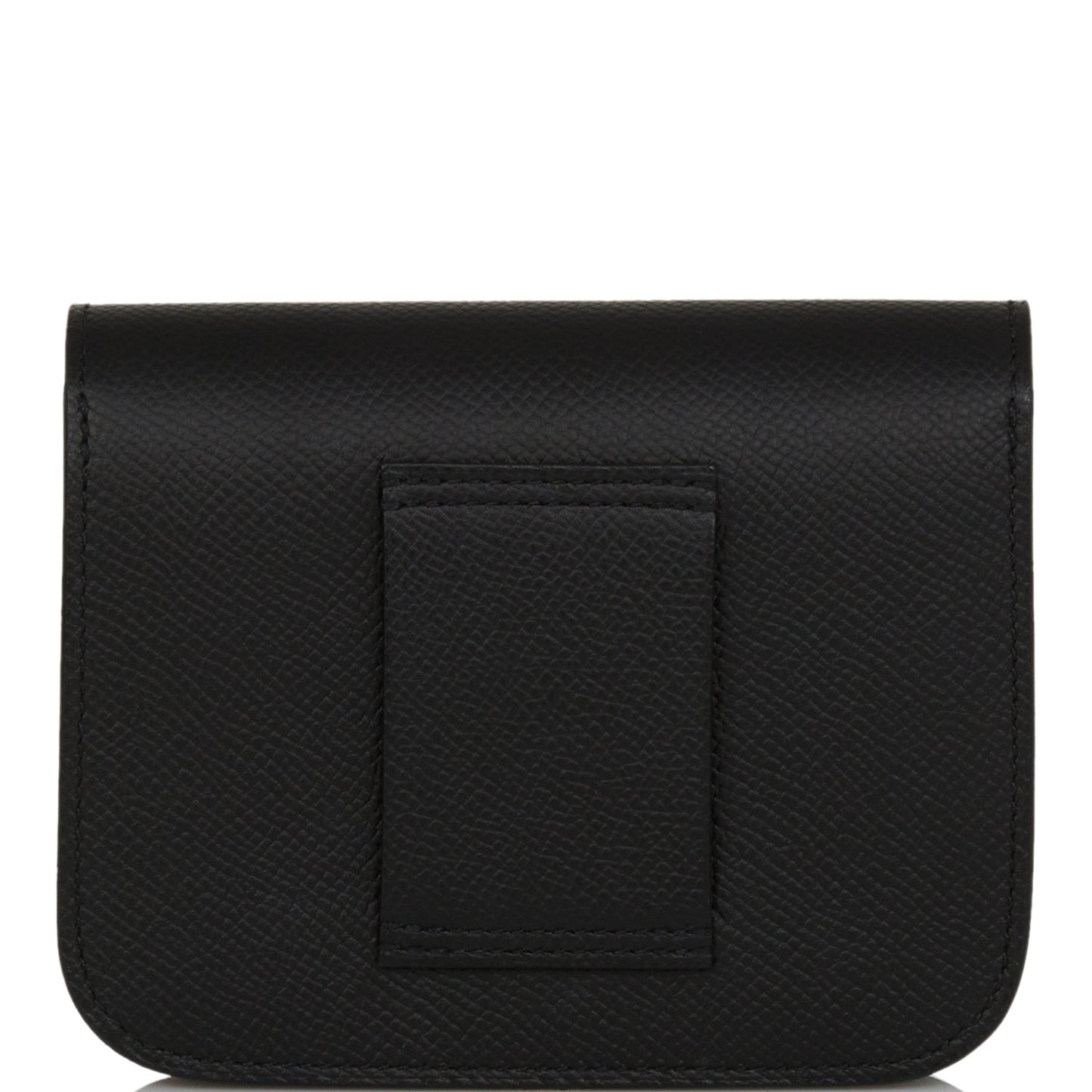 Hermes Constance Slim Wallet Black Epsom Rose Gold Hardware