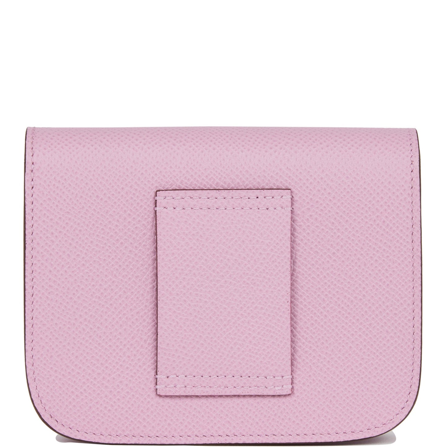 Hermes Constance Slim Wallet Mauve Sylvestre Epsom Palladium Hardware