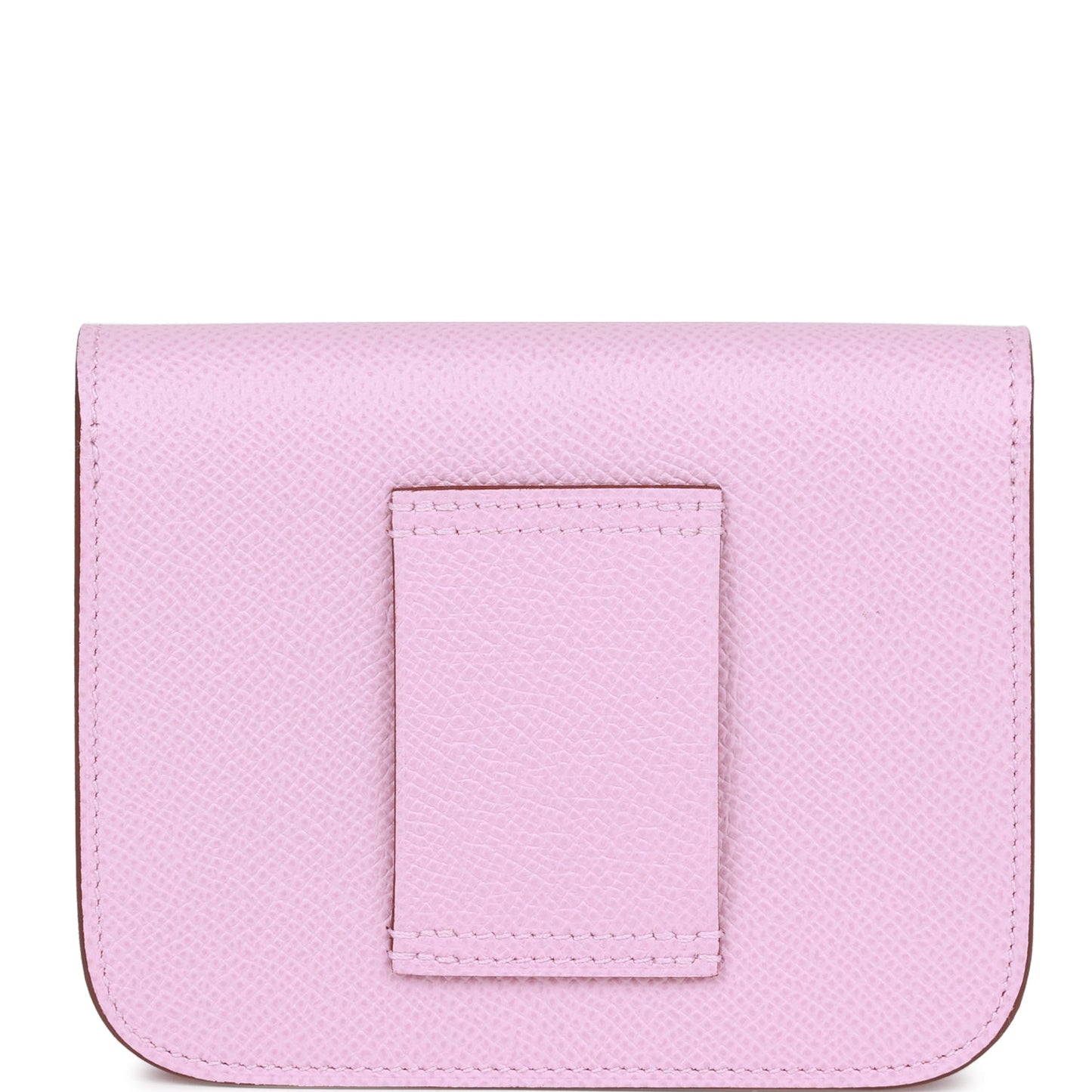 Hermes Constance Slim Wallet Mauve Sylvestre Epsom Palladium Hardware