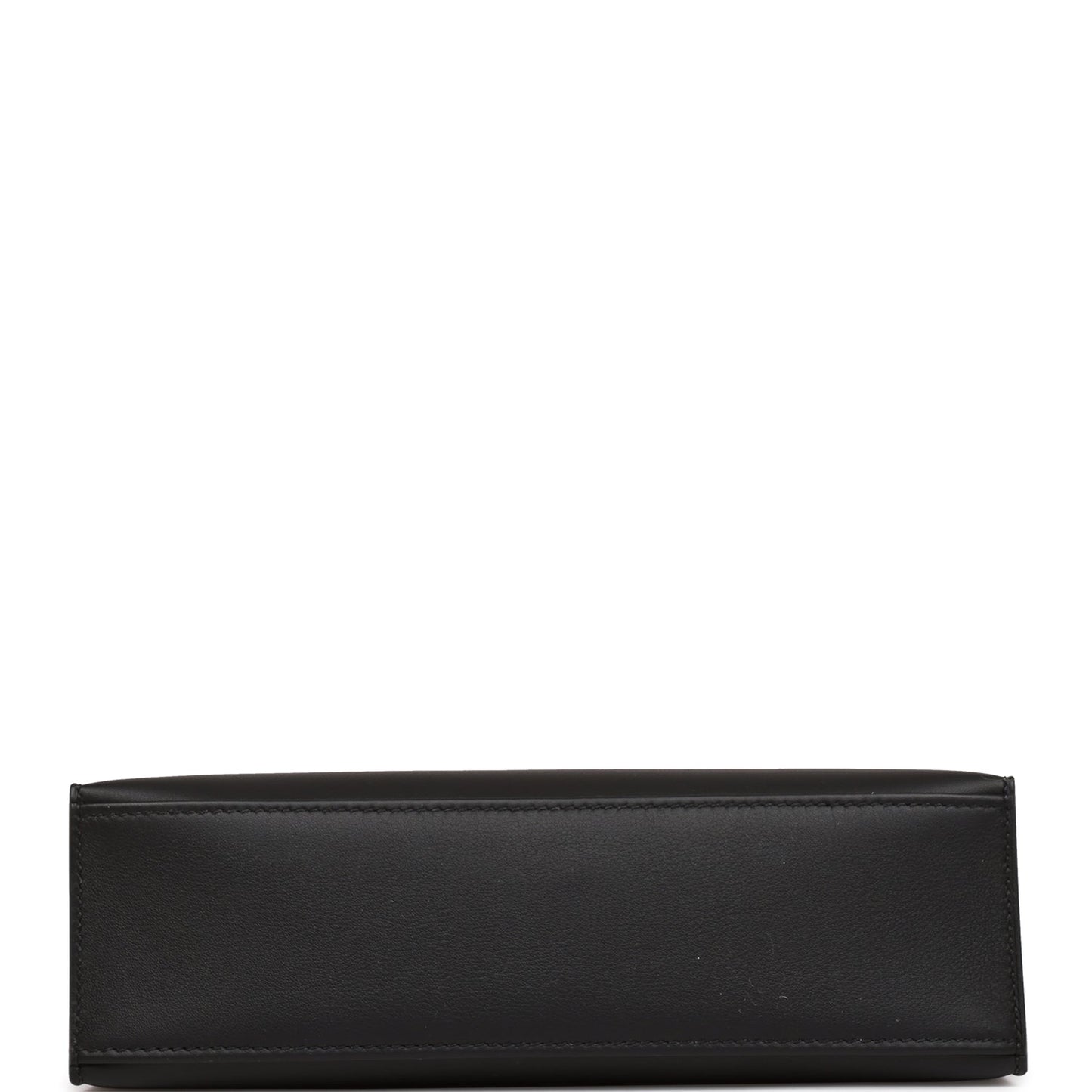 Hermes Special Order (HSS) Kelly Pochette Black Verso Swift Permabrass Hardware