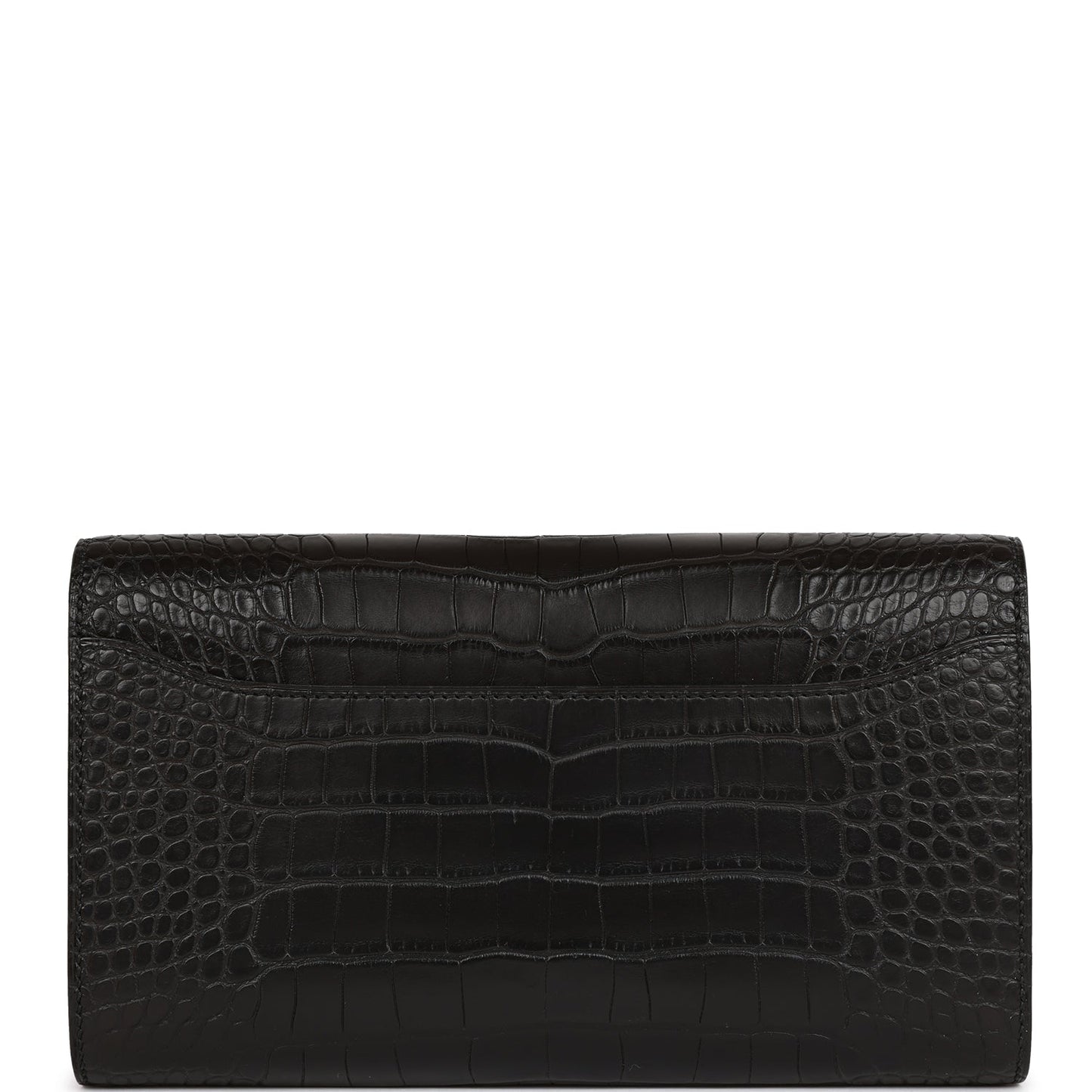 Hermes Constance Wallet To Go Black Matte Alligator Palladium Hardware