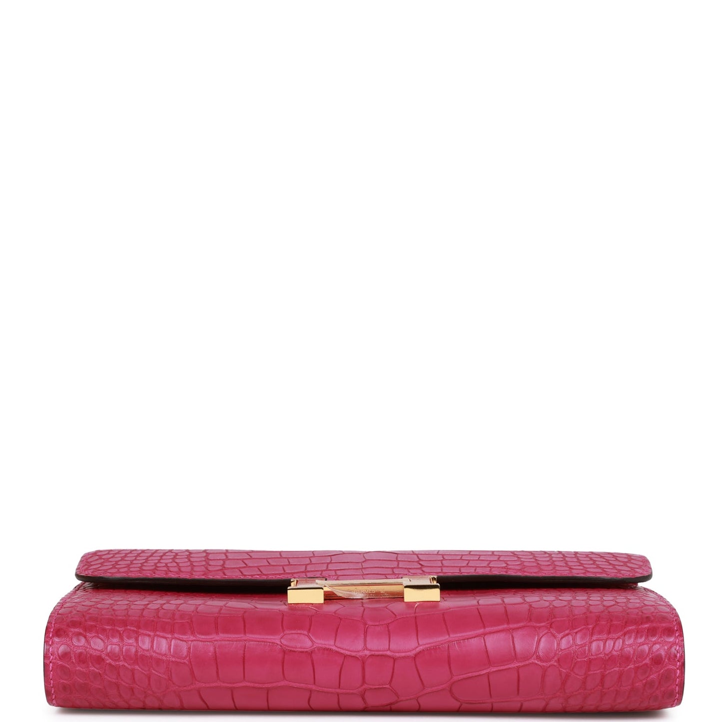 Hermes Constance Wallet To Go Rose Scheherazade Matte Alligator Gold Hardware