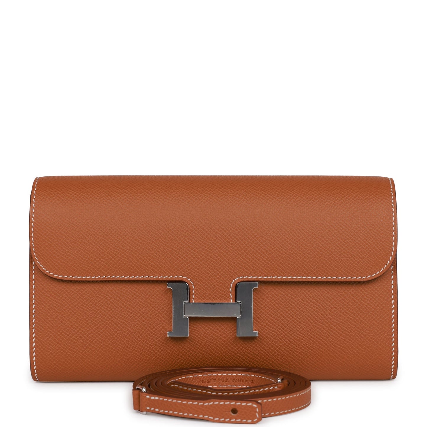 Hermes Constance Wallet To Go Gold Epsom Palladium Hardware