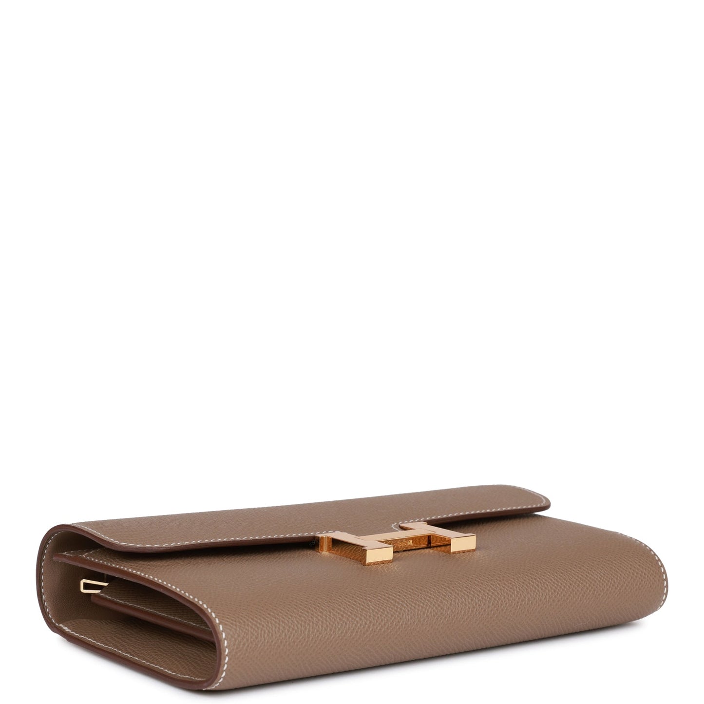 Hermes Constance Wallet To Go Etoupe Epsom Gold Hardware