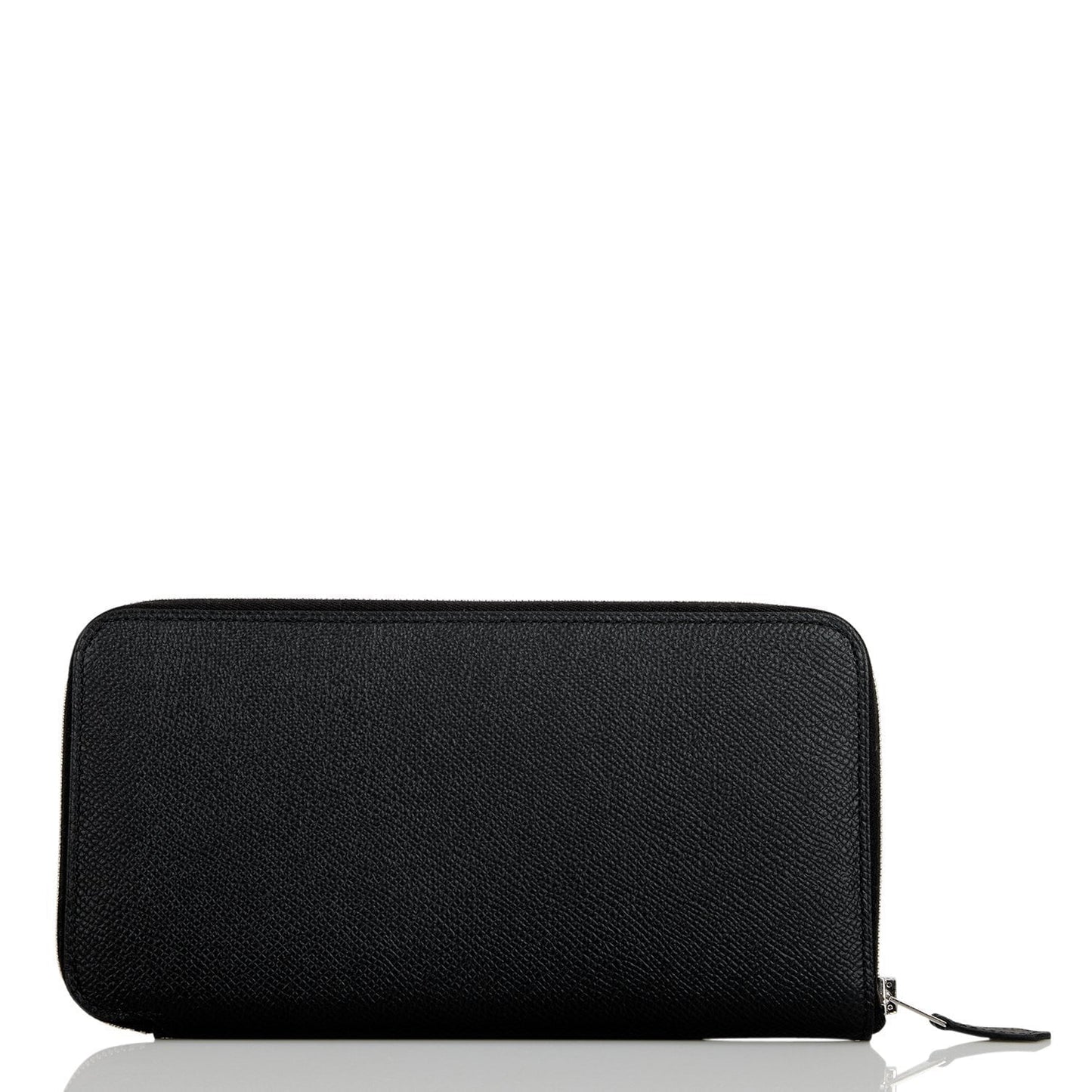 Hermes Azap Classique Wallet Black Epsom Palladium Hardware