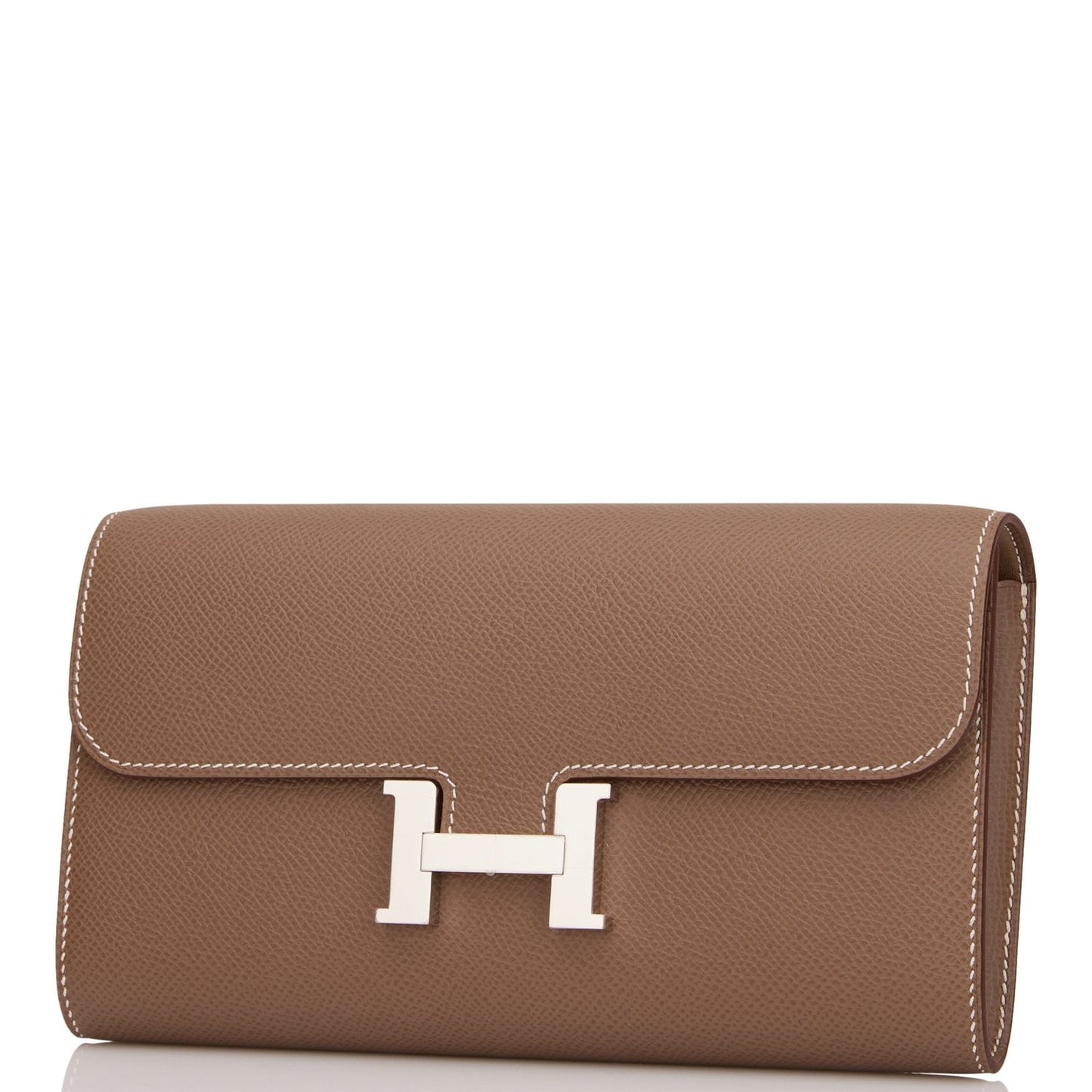 Hermes Constance Wallet To Go Etoupe Epsom Palladium Hardware