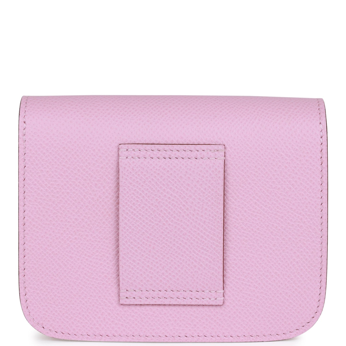 Hermes Constance Slim Wallet Mauve Sylvestre Epsom Palladium Hardware