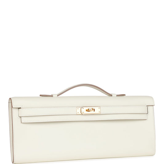 Hermes Kelly Cut Mushroom Swift Gold Hardware