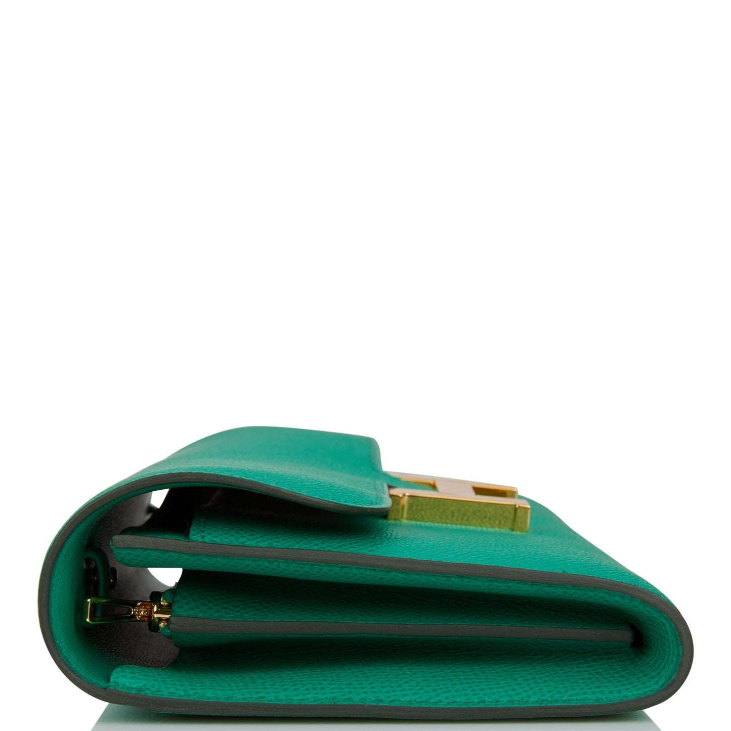 Hermes Constance Wallet To Go Vert Jade Epsom Gold Hardware