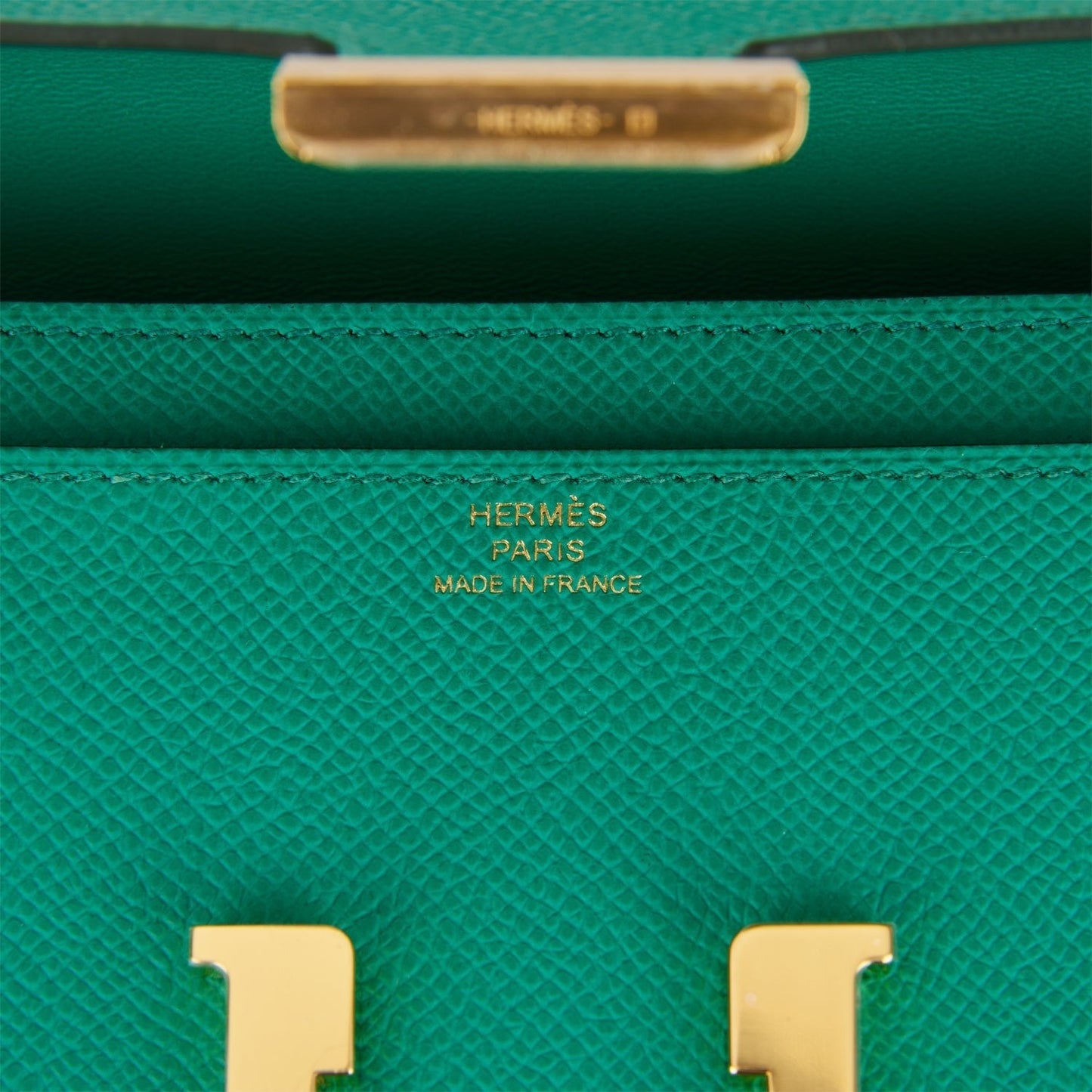 Hermes Constance Wallet To Go Vert Jade Epsom Gold Hardware