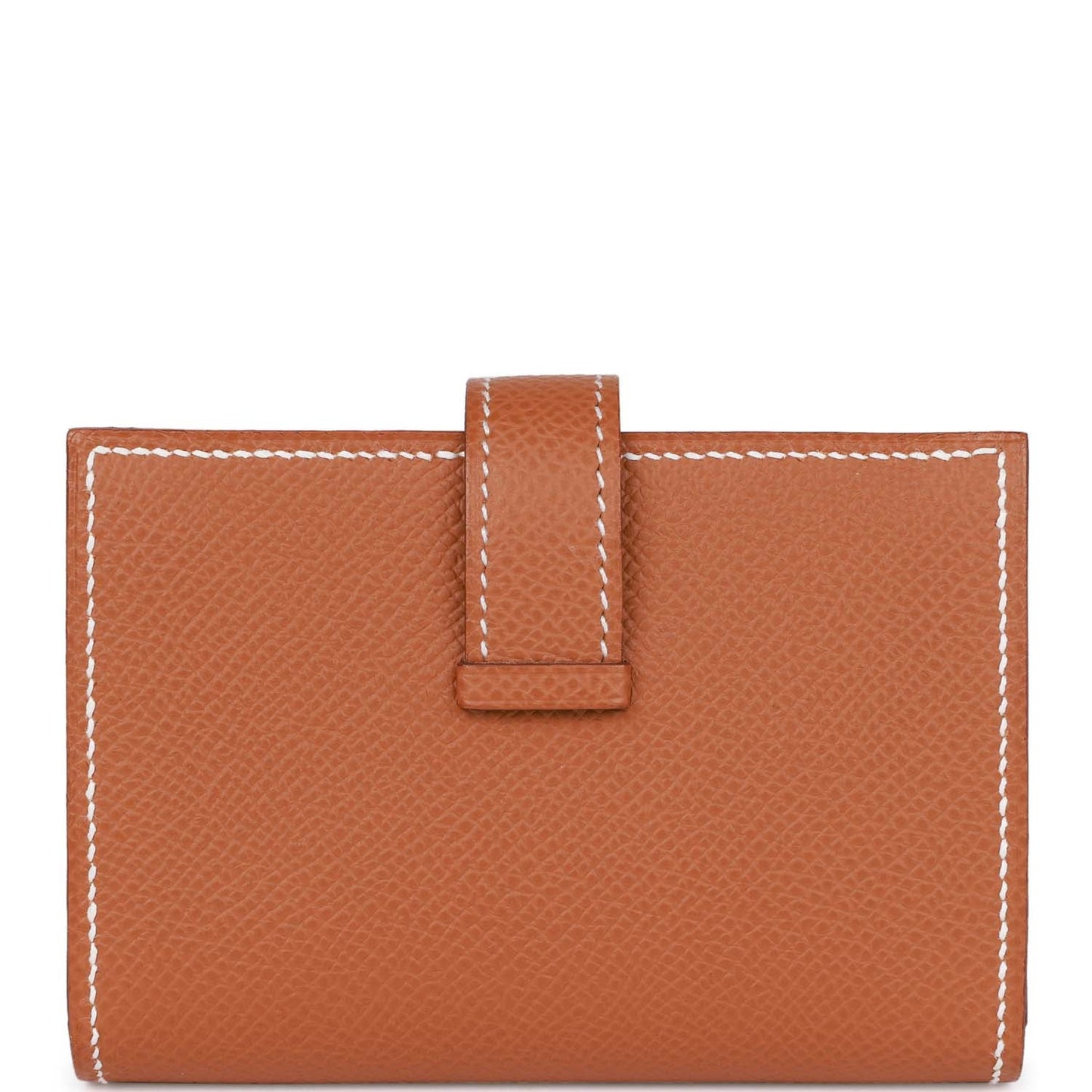 Hermes Bearn Mini Wallet Gold Epsom Gold Hardware