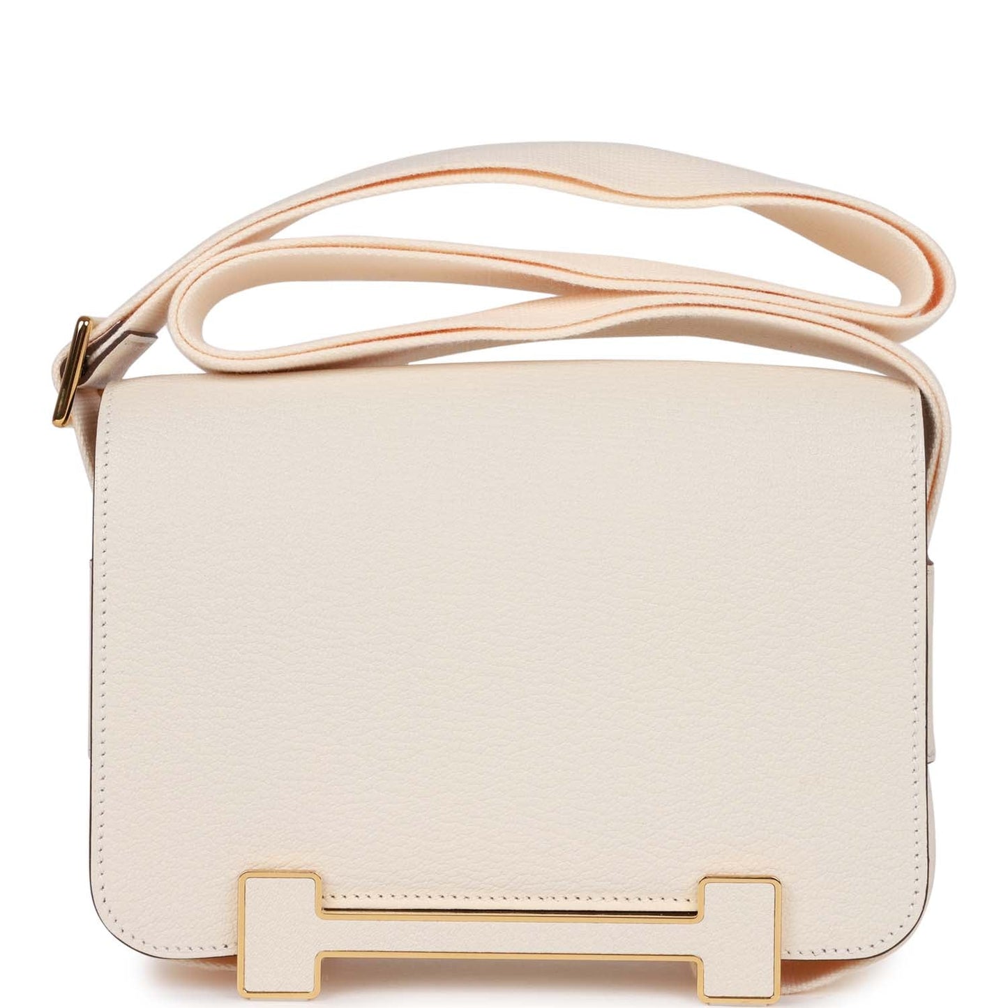 Hermes Geta Bag Nata Chevre Gold Hardware