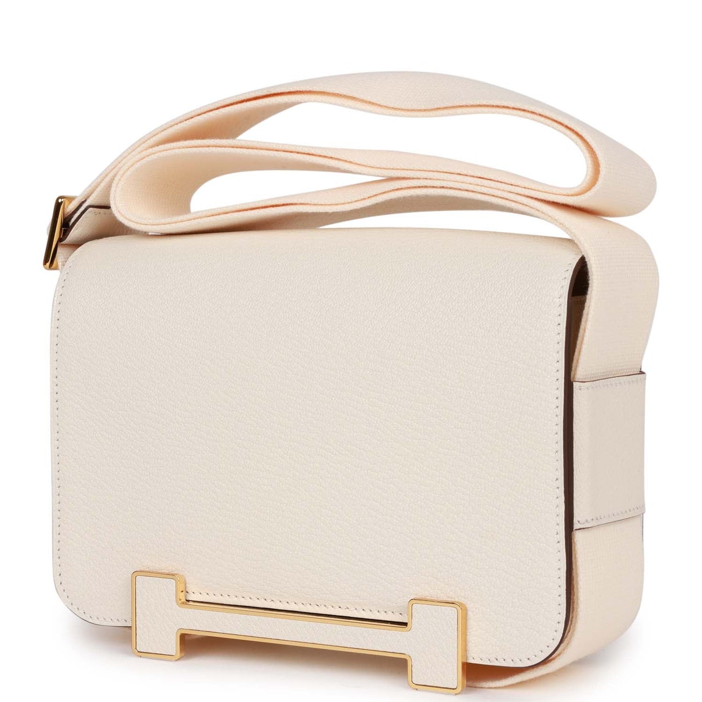 Hermes Geta Bag Nata Chevre Gold Hardware