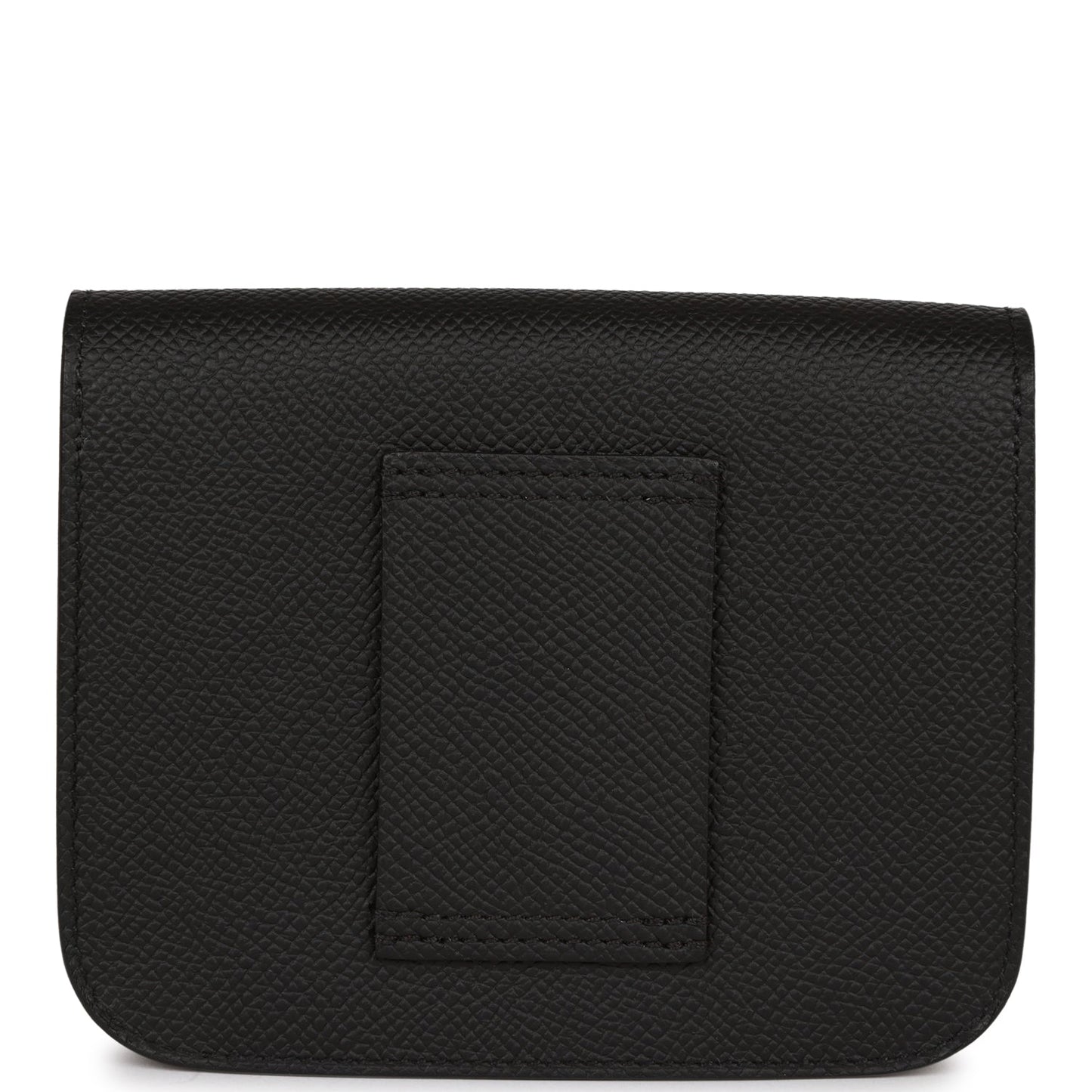 Hermes Constance Slim Wallet Black Epsom Gold Hardware