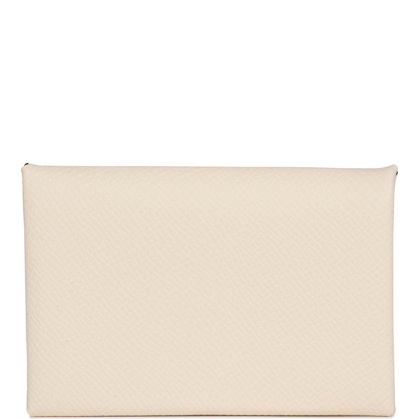 Hermes Calvi Card Holder Nata Verso Epsom Palladium Hardware