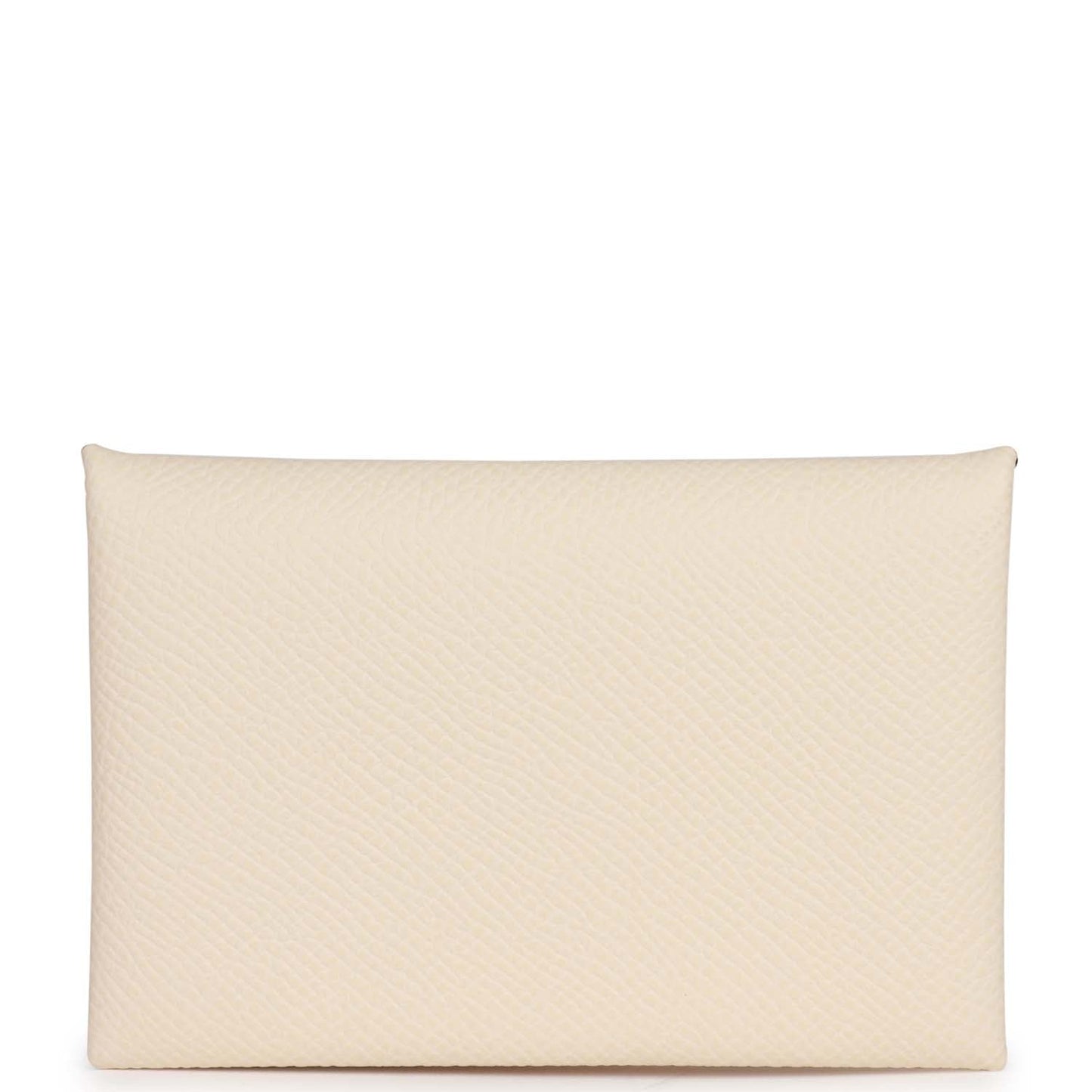 Hermes Calvi Card Holder Nata Epsom Palladium Hardware