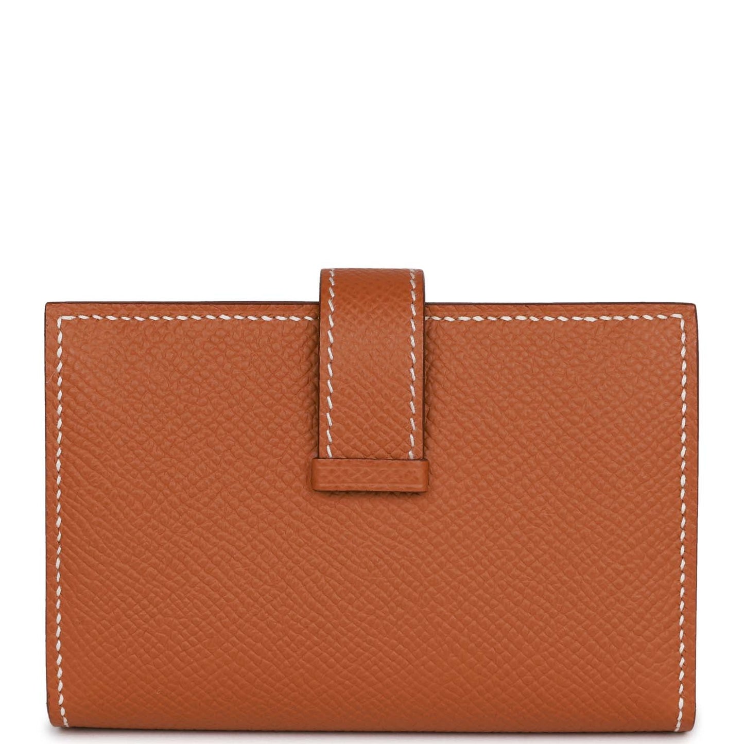 Hermes Bearn Mini Wallet Gold Epsom Gold Hardware