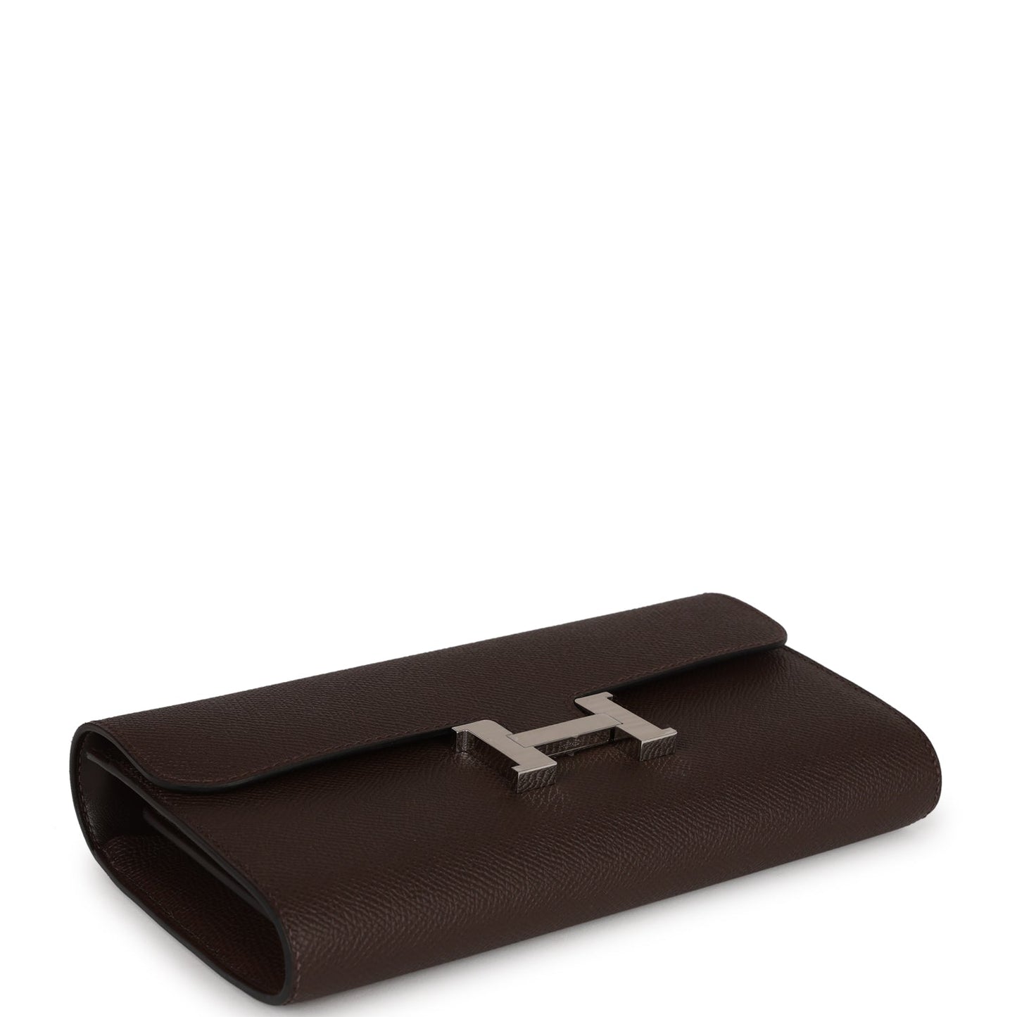 Hermes Constance Wallet To Go Chocolate Epsom Palladium Hardware