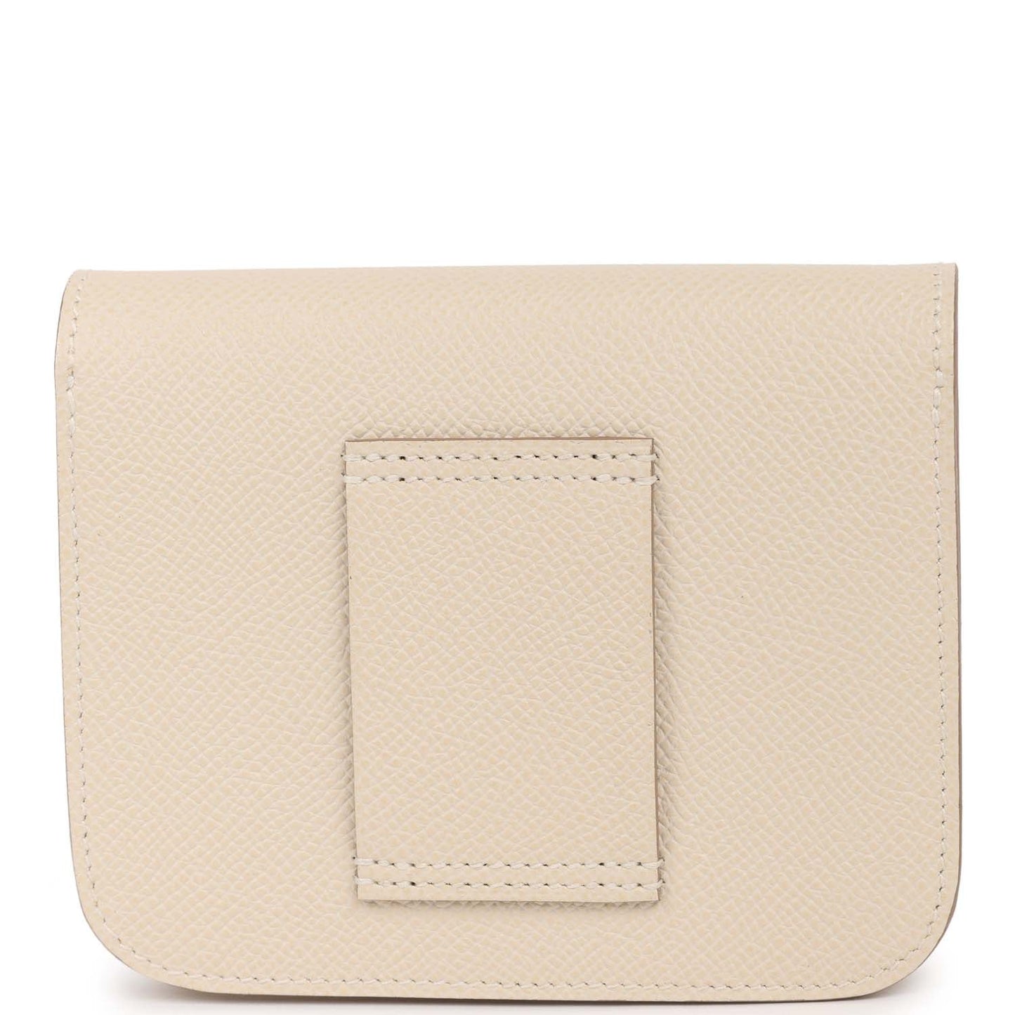 Hermes Constance Slim Wallet Craie Epsom Rose Gold Hardware