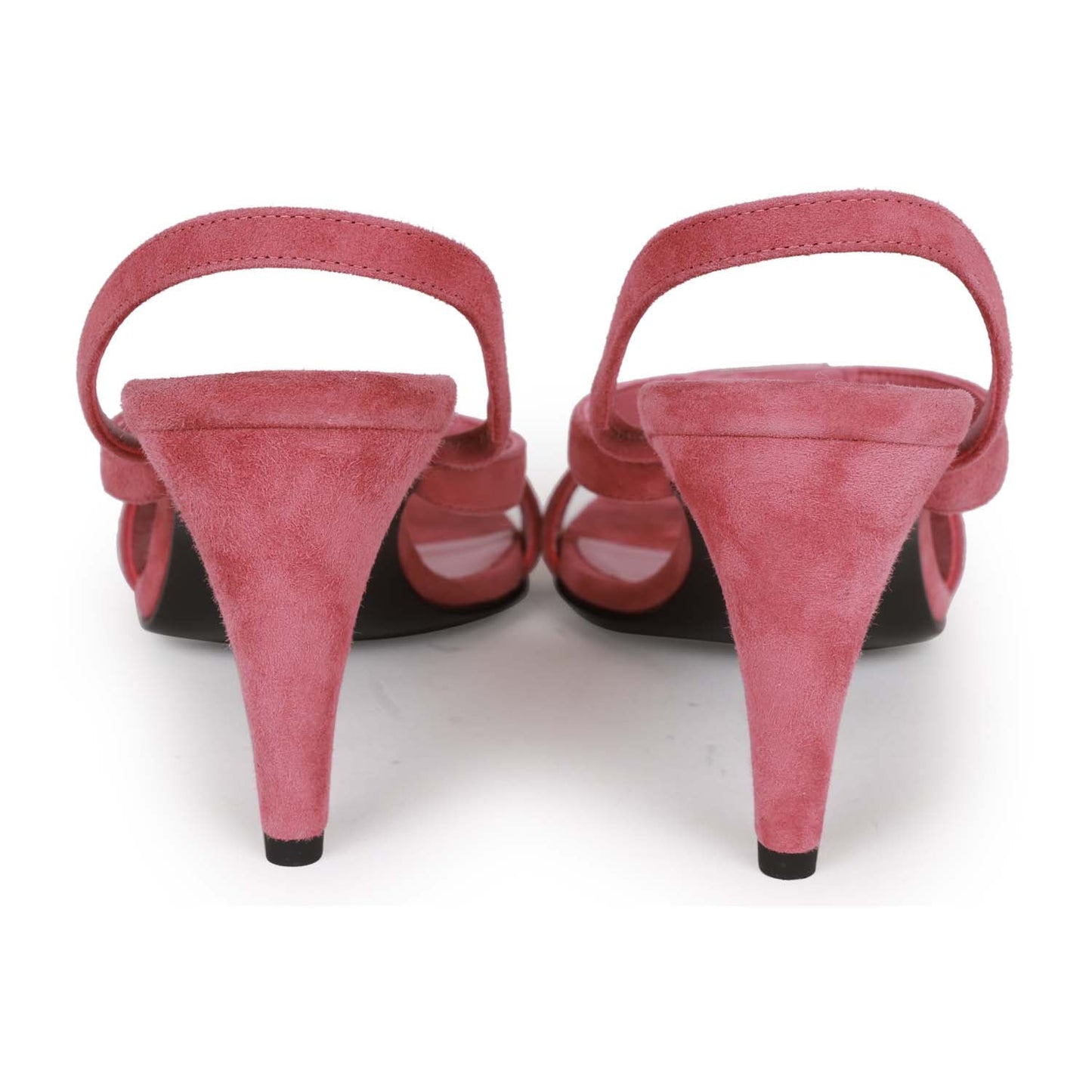 Hermes Glamour 75 High Heels Rose Aphrodite Suede 38