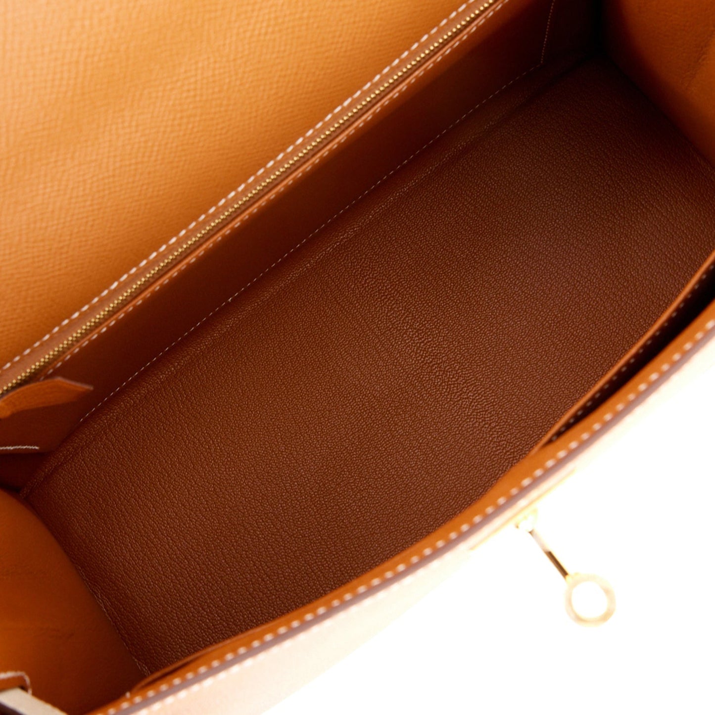 Hermes Special Order (HSS) Kelly Sellier 28 Gold and Craie Epsom Gold Hardware