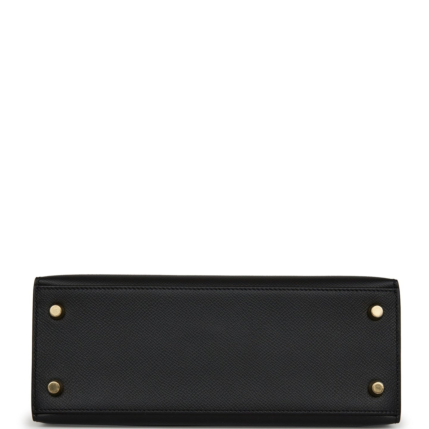 Hermes Special Order (HSS) Kelly Sellier 25 Black and Nata Epsom Permabrass Hardware