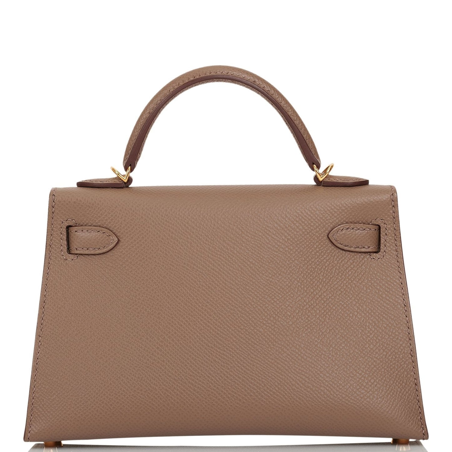 Hermes Special Order (HSS) Kelly Sellier 20 Etoupe Verso Epsom Gold Hardware