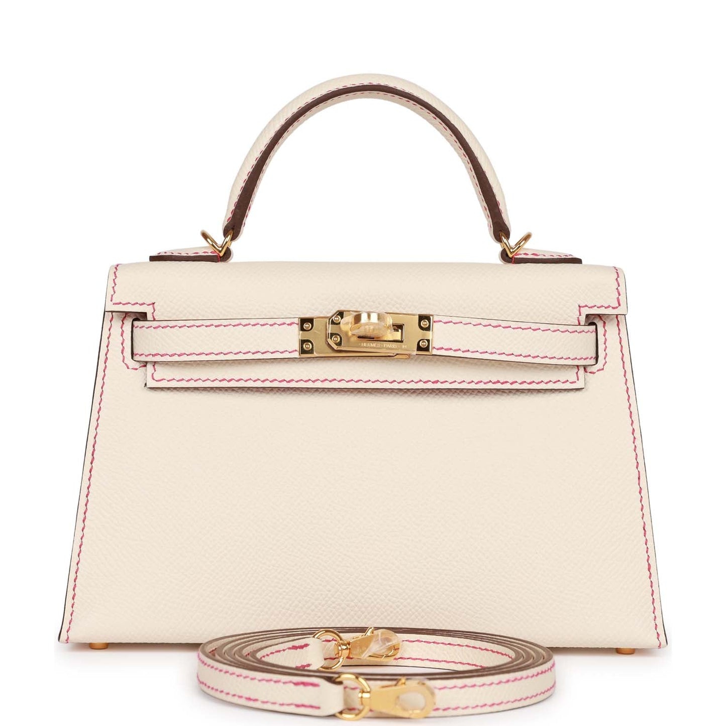 Hermes Special Order (HSS) Kelly Sellier 20 Nata Verso Epsom Gold Hardware