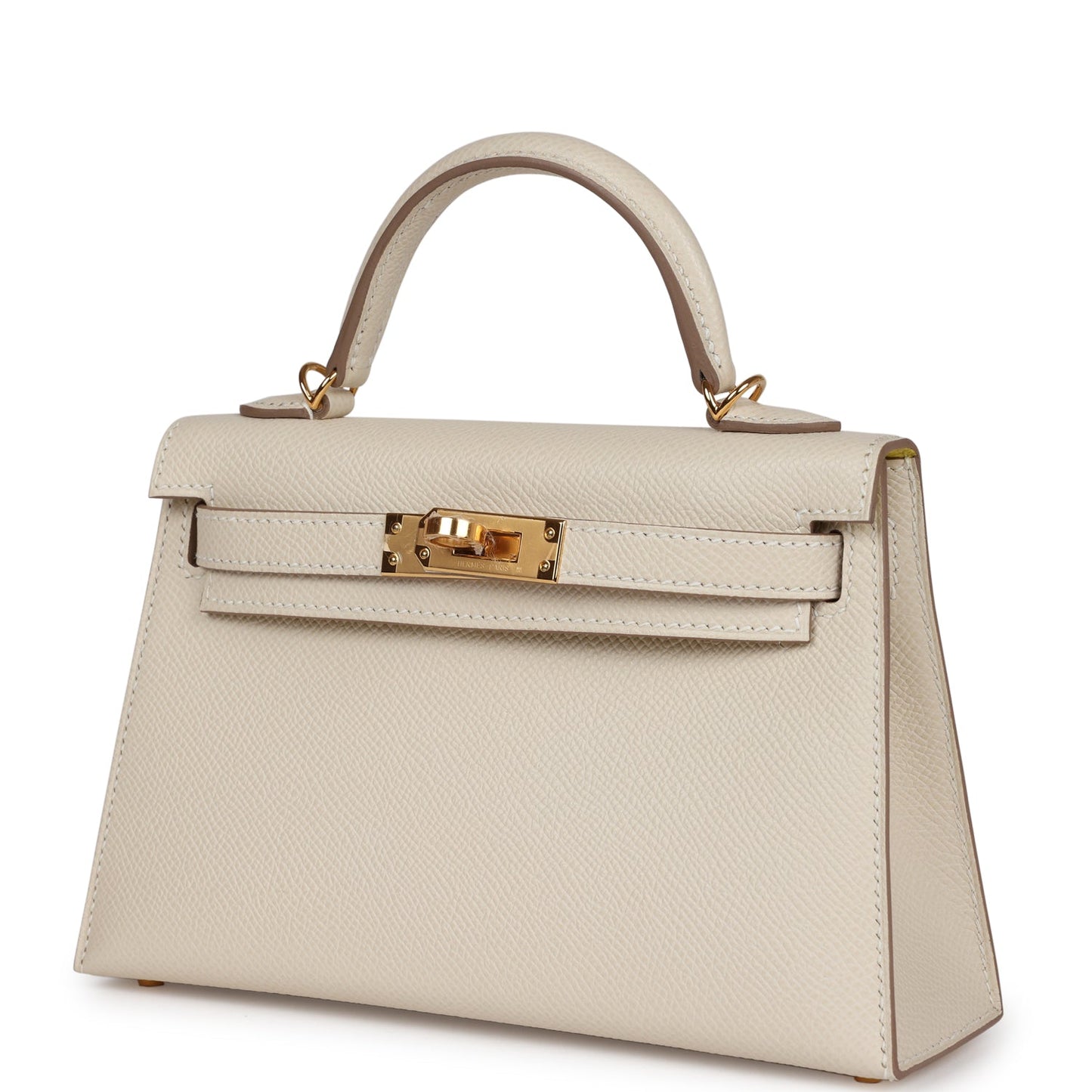 Hermes Special Order (HSS) Kelly Sellier 20 Craie Verso Epsom Gold Hardware