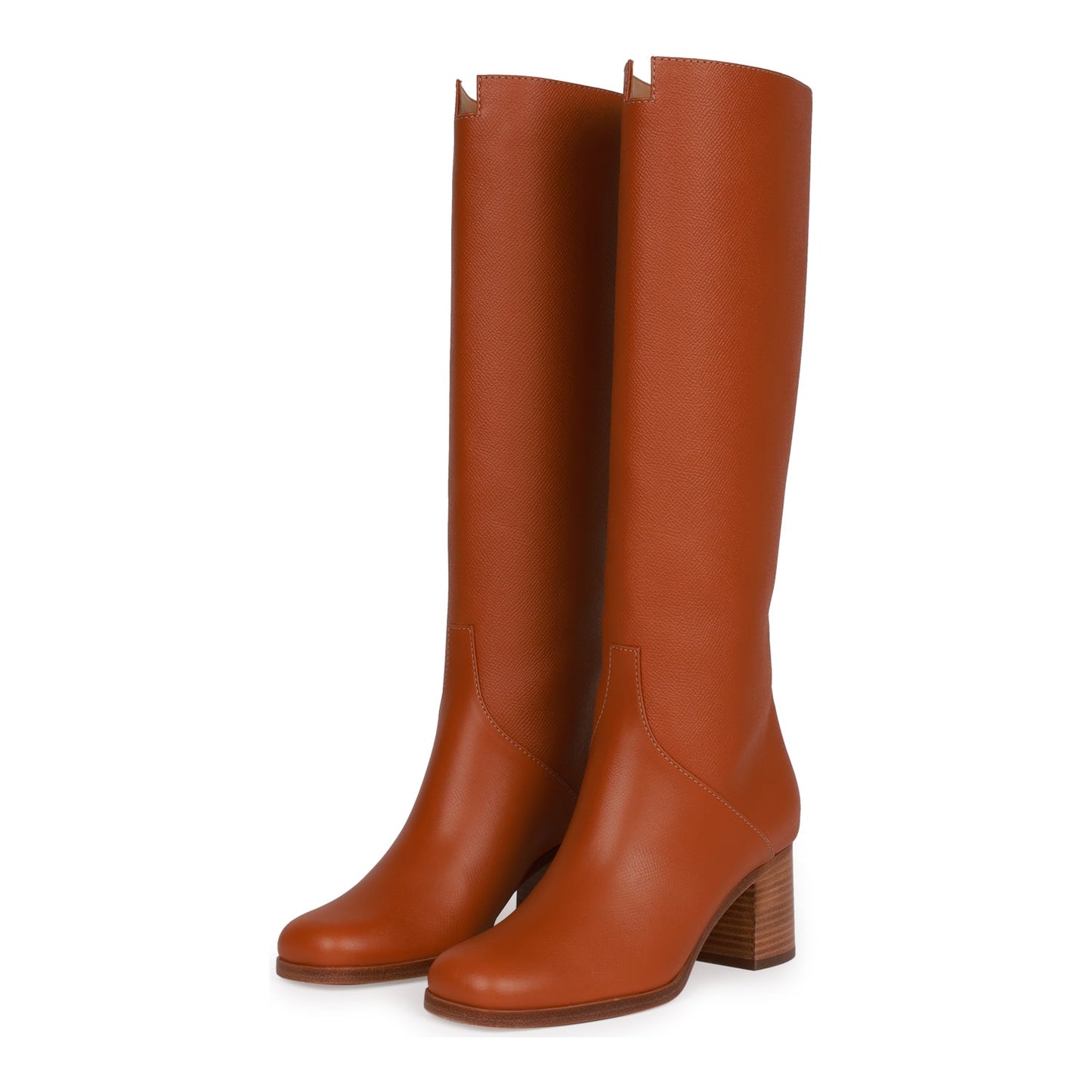 Hermes Foulee 60 Tall Boots Gold Epsom 36.5