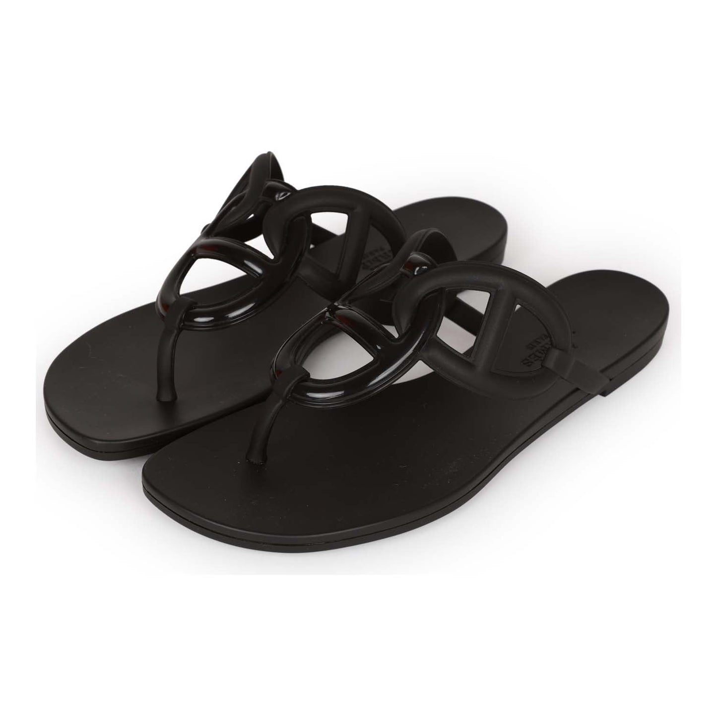 Hermes Egerie Sandal Black TPU 36