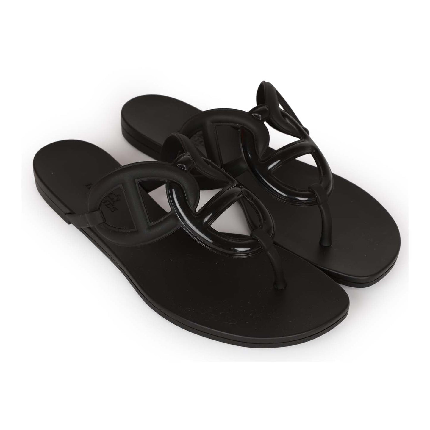 Hermes Egerie Sandal Black TPU 36