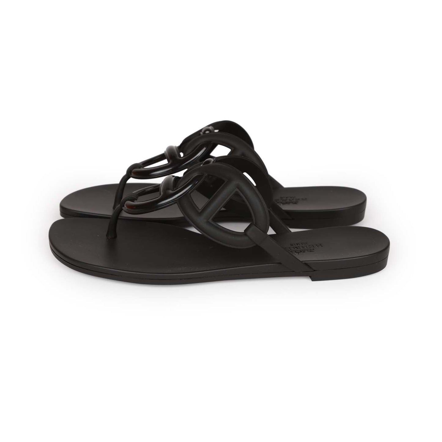 Hermes Egerie Sandal Black TPU 36